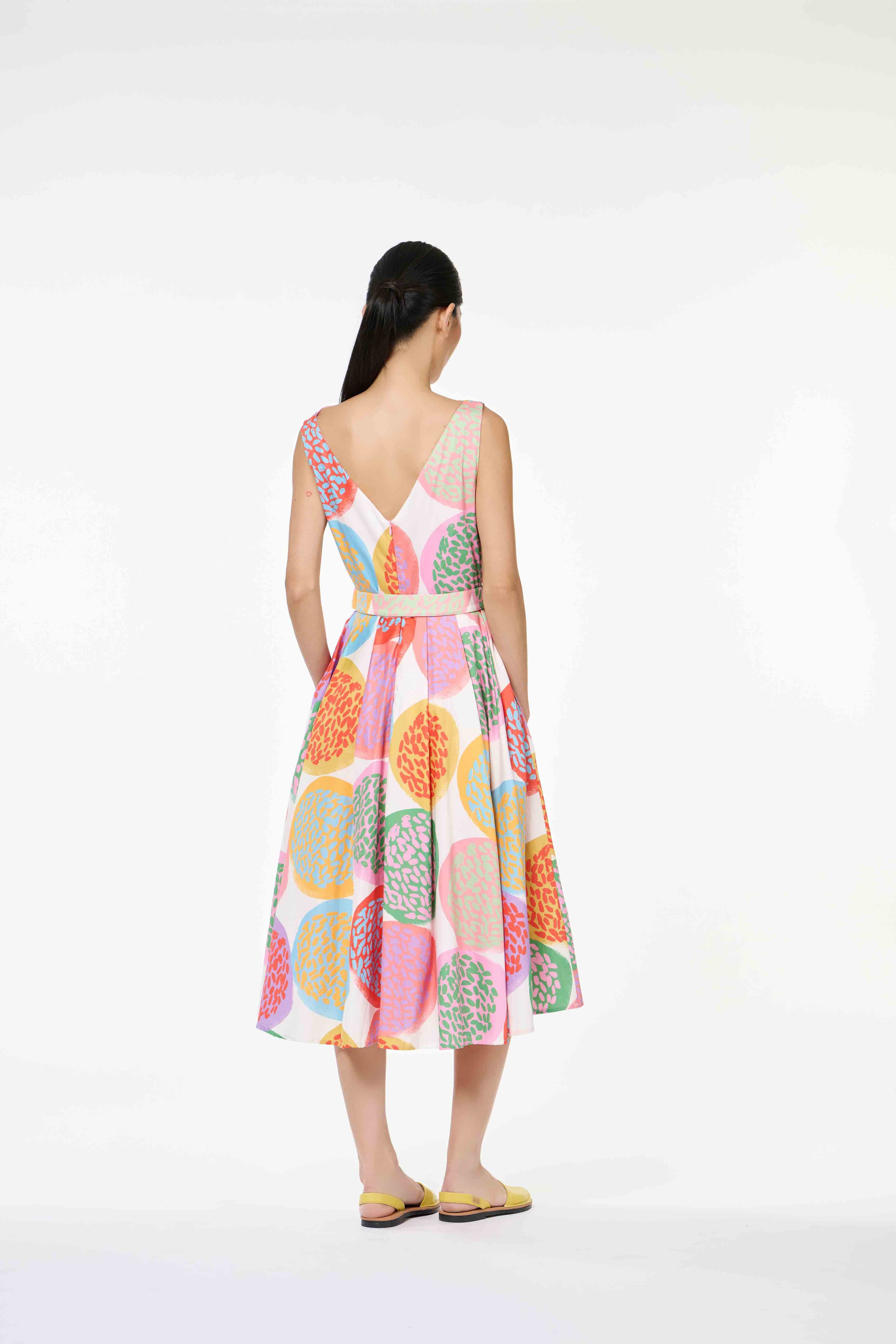 Retro Ladies Dress - Kuih Bom Fiesta