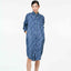 Classic Shirt Dress - Dancing Lady Cobalt
