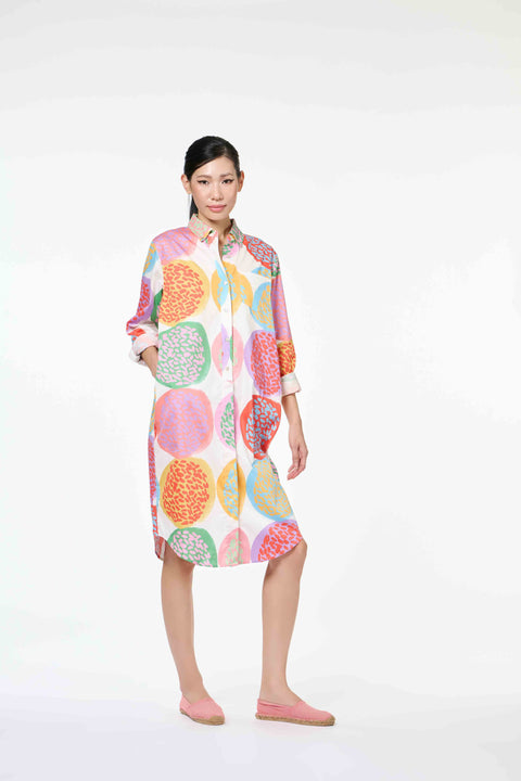 Classic Shirt Dress - Kuih Bom Fiesta