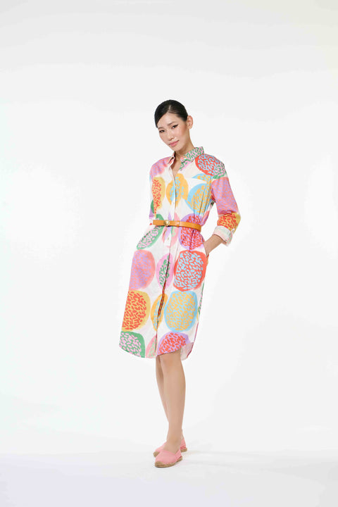 Classic Shirt Dress - Kuih Bom Fiesta
