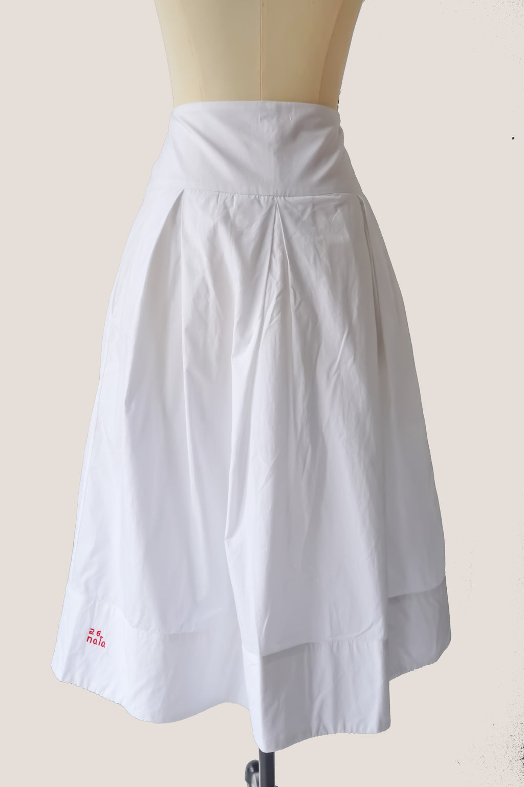Midi Skirt - White