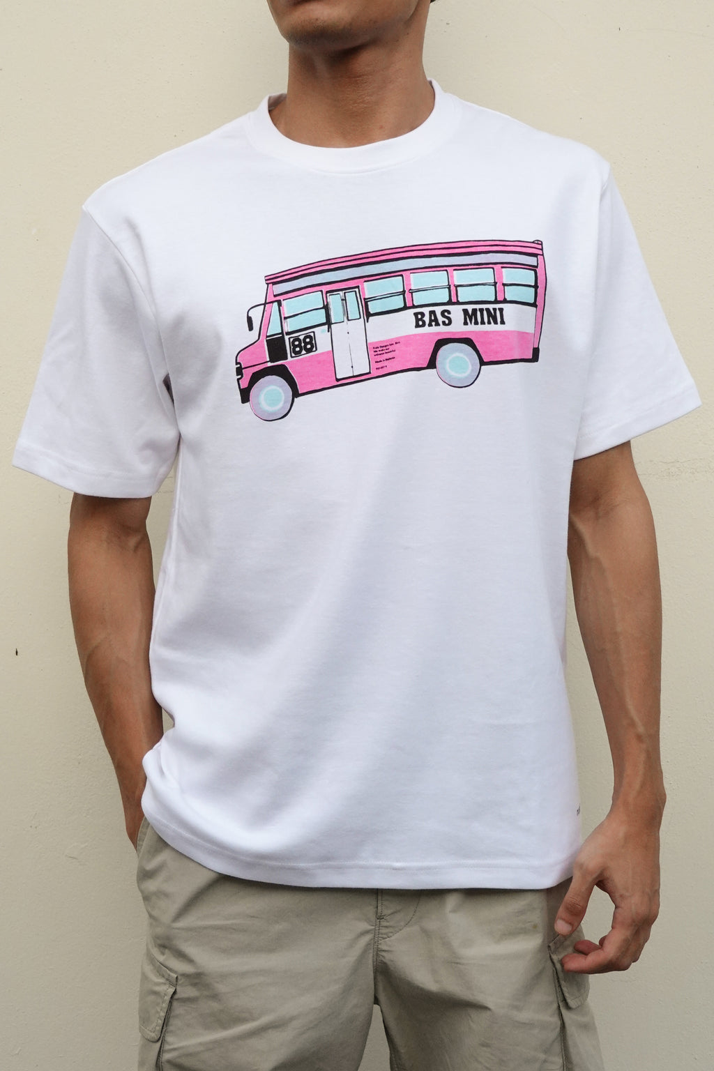 T-shirt Mini Bas White