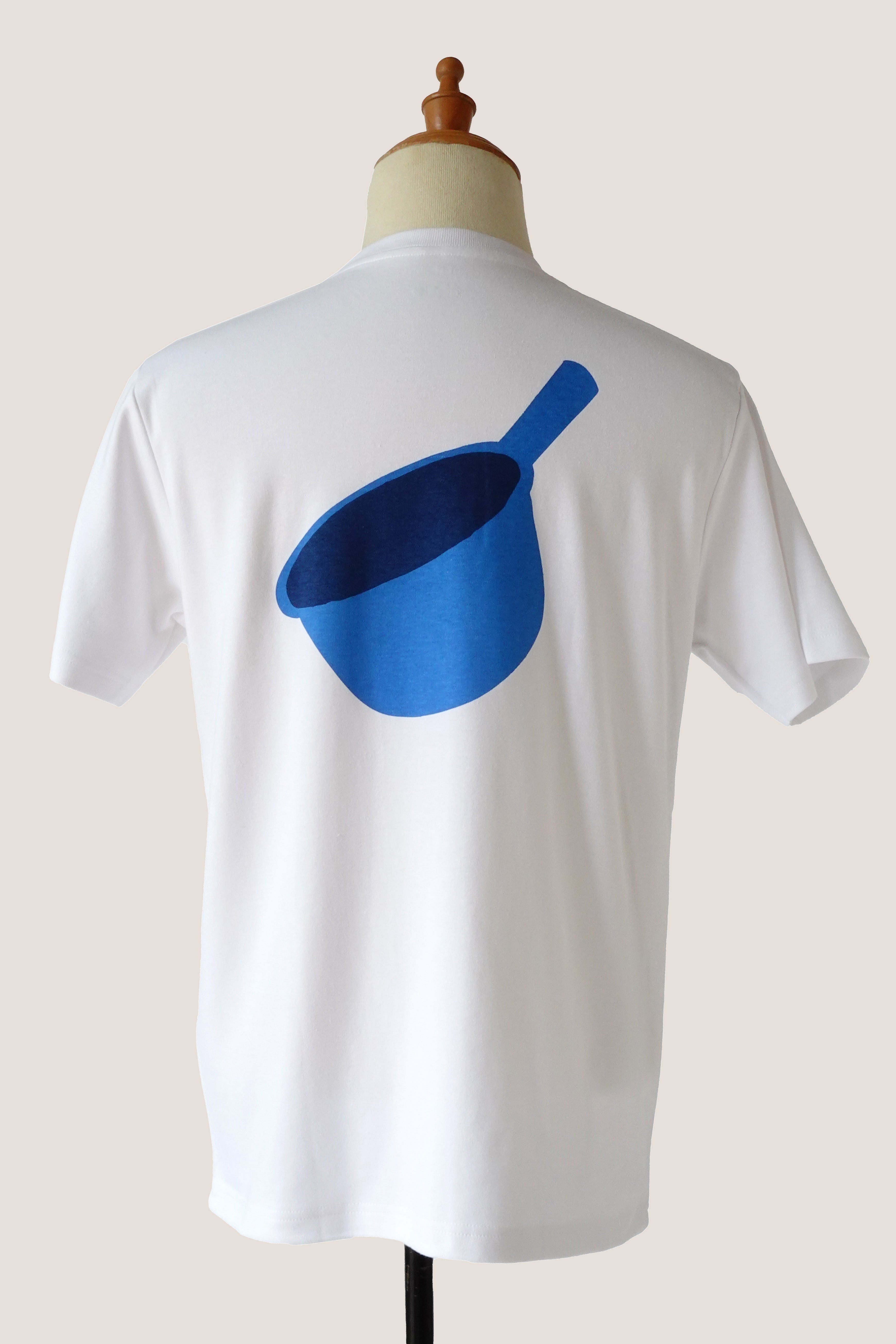 T-Shirt Mandi Blue - White