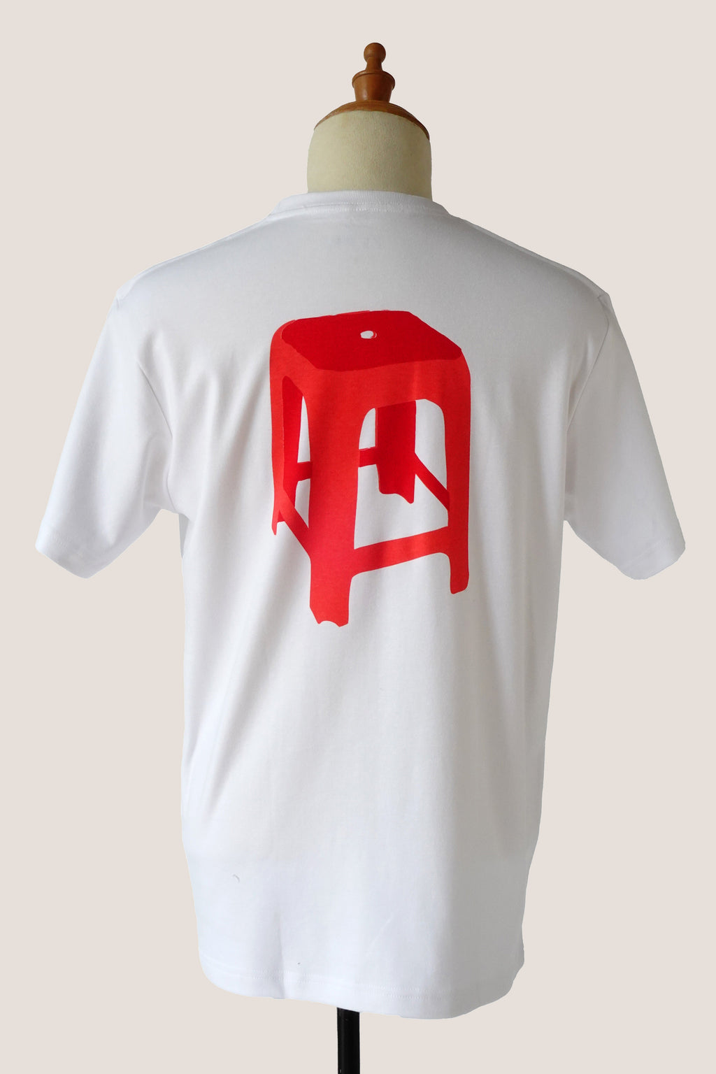 T-Shirt Sila Duduk Red - White