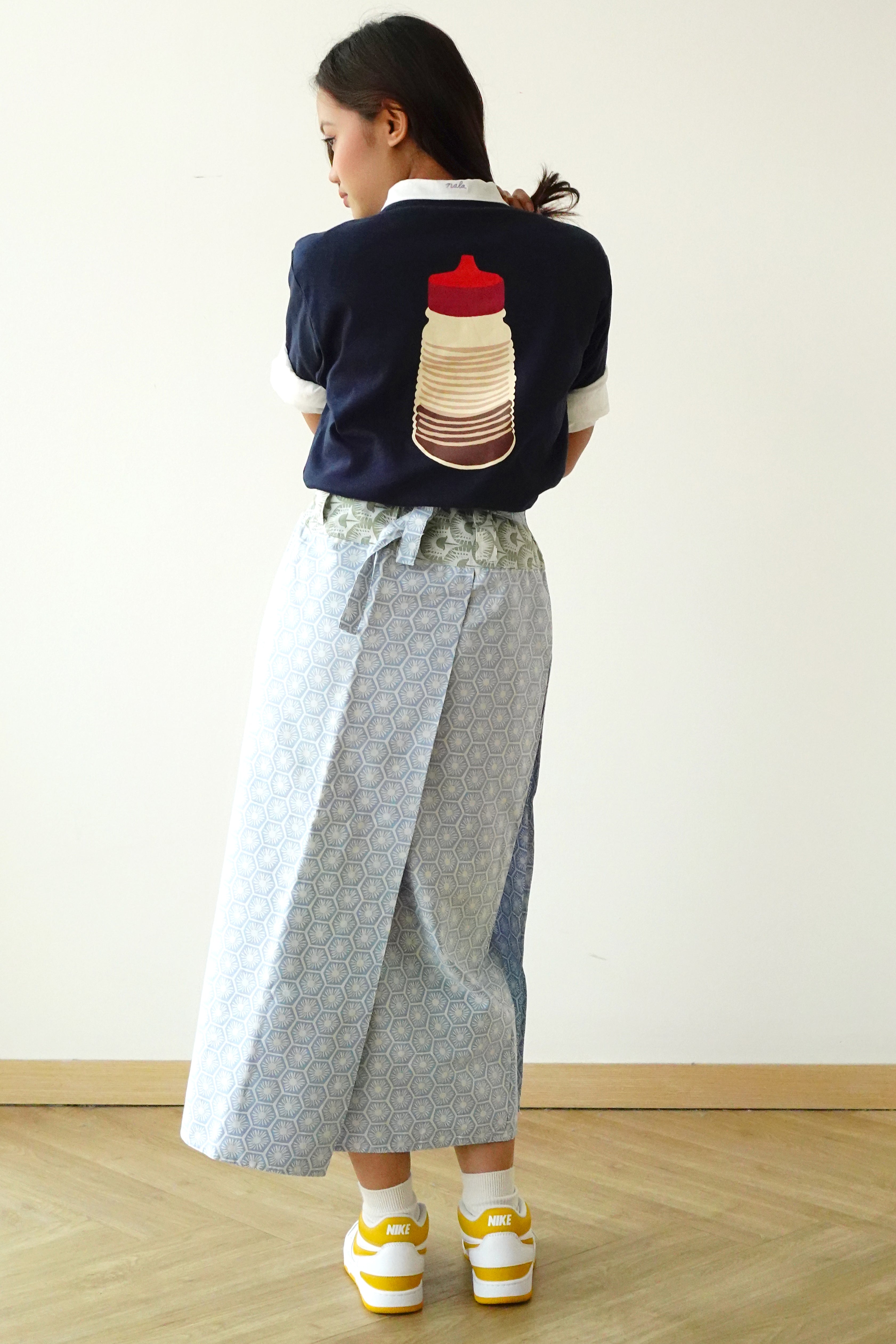 T-Shirt Red Soya - Navy Blue