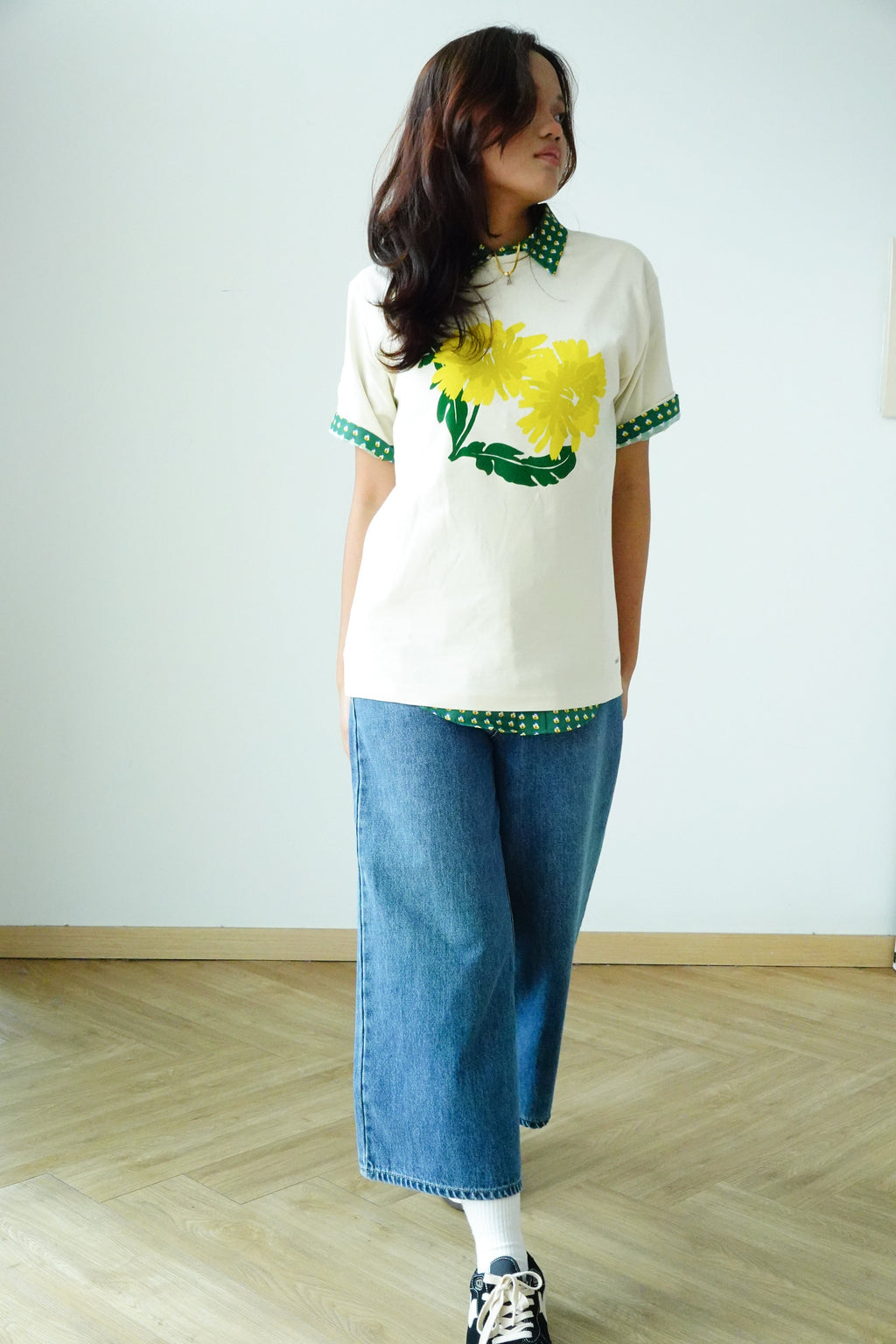 T-Shirt Yellow Dandelion - Beige