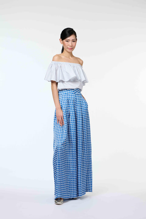 Flair Pants - Mandi Blue