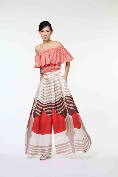 Flair Pants - Soya Red