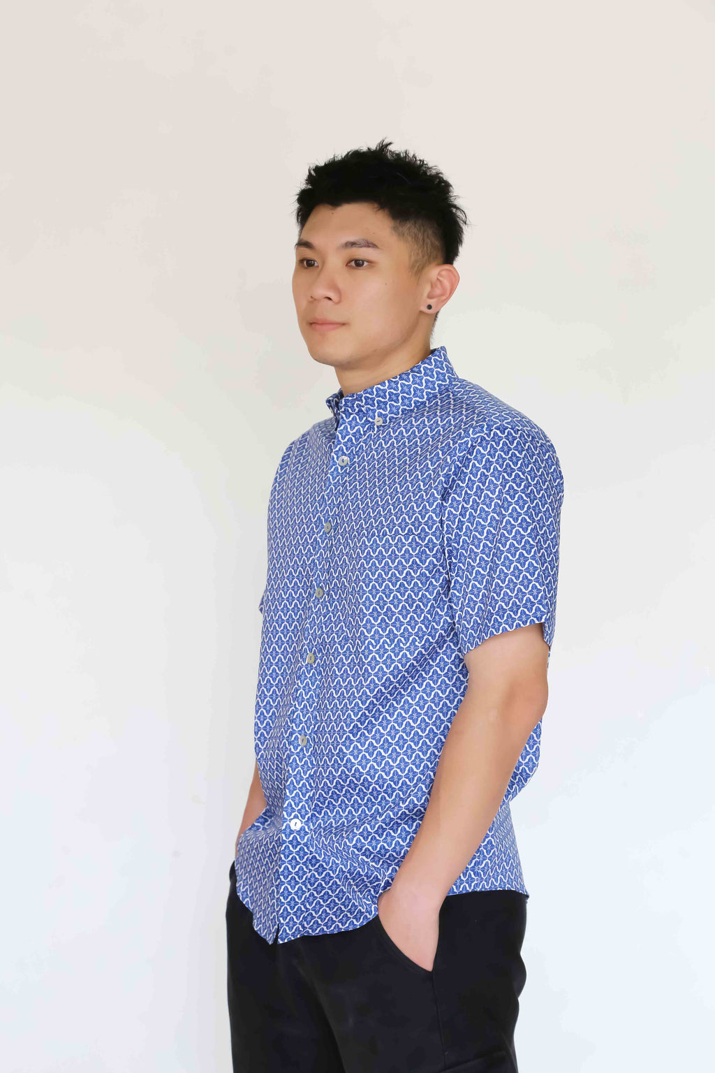 Men Shirt - Sharp In Style Blue