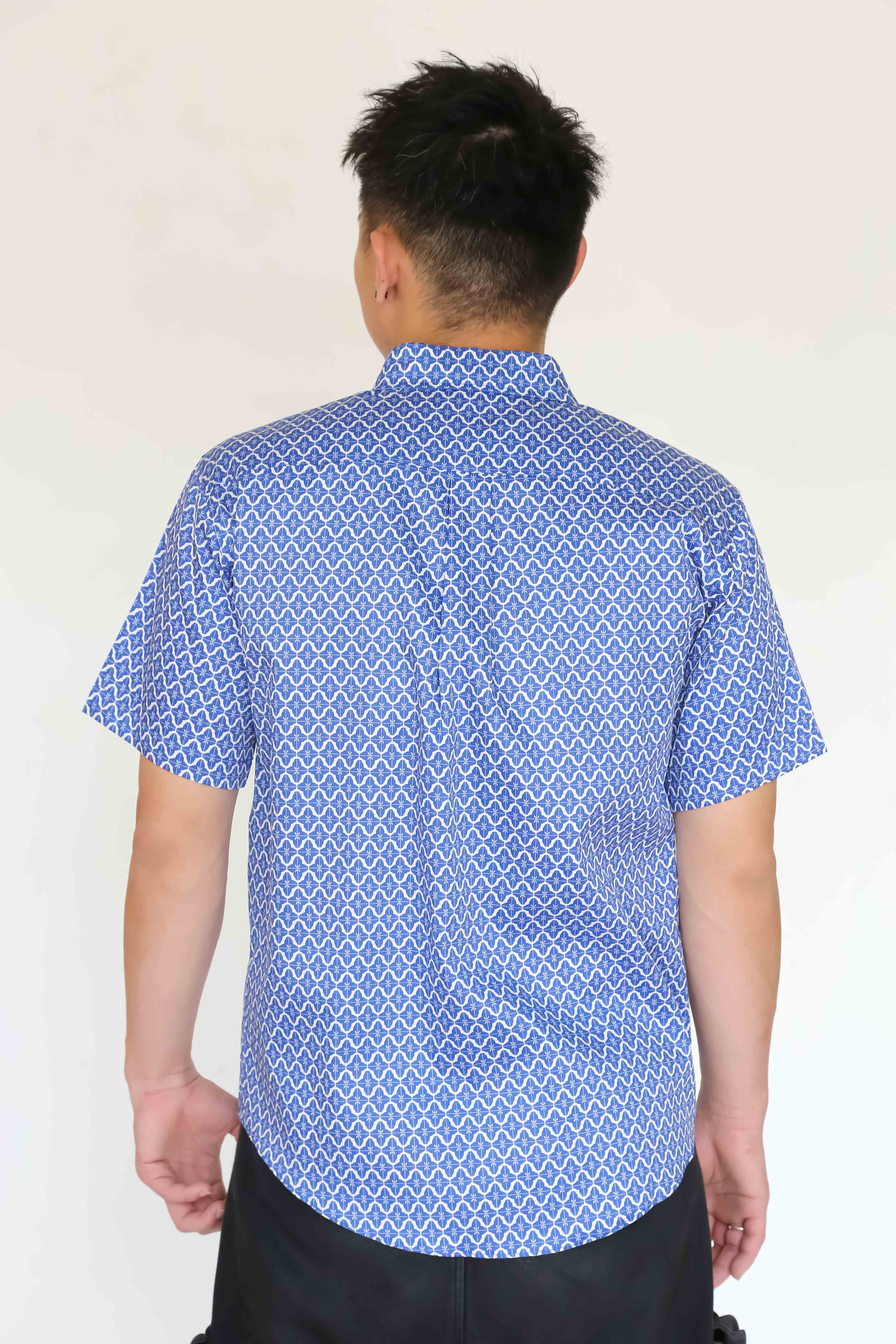 Men Shirt - Sharp In Style Blue