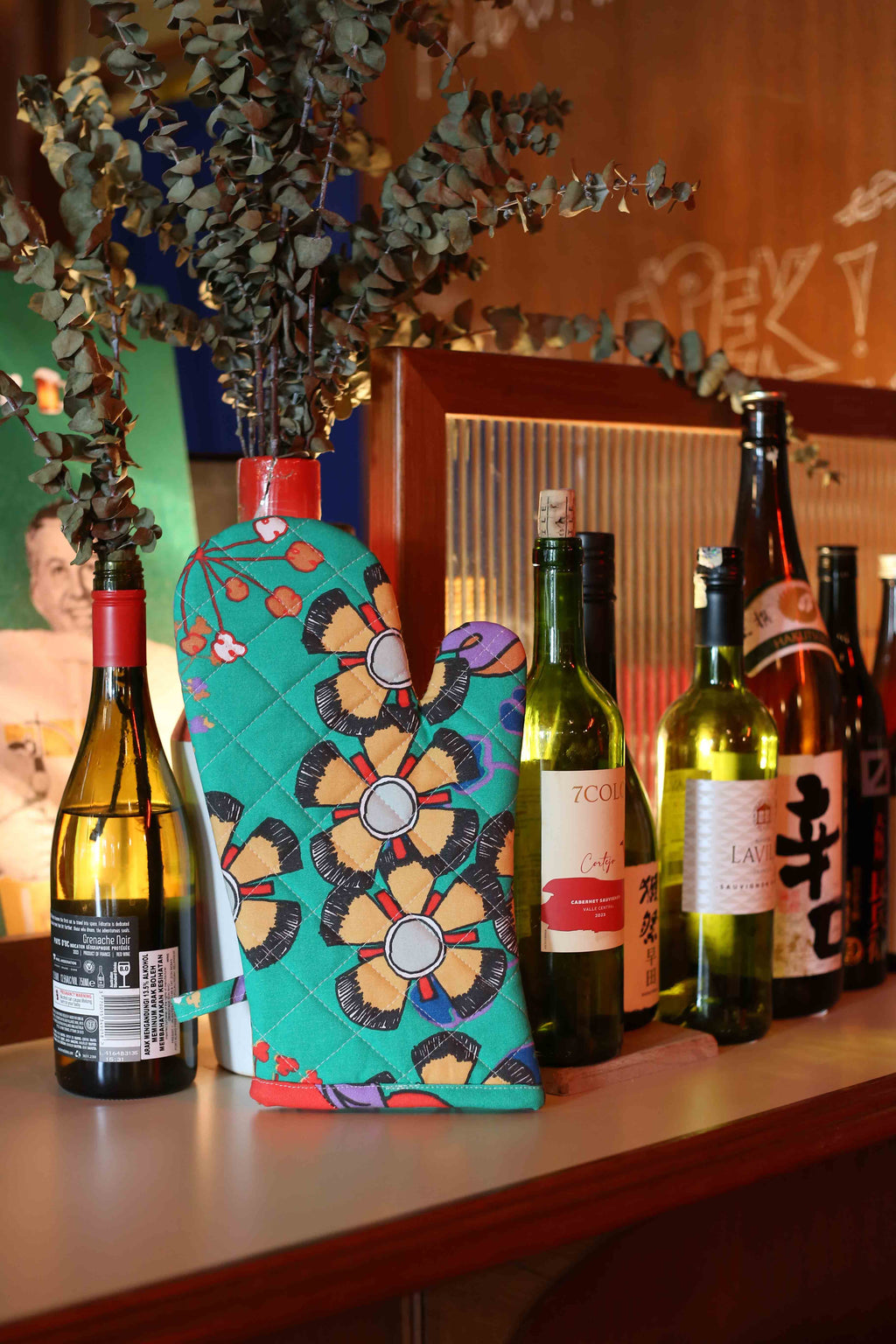 Glove - Bunga Raya Green