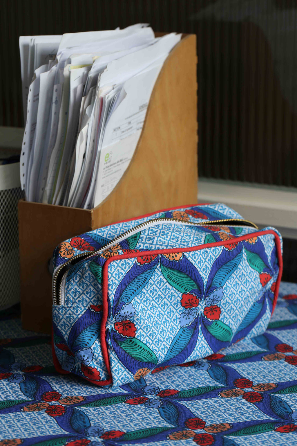 Toiletries Pouch - Seal The Deal Blue