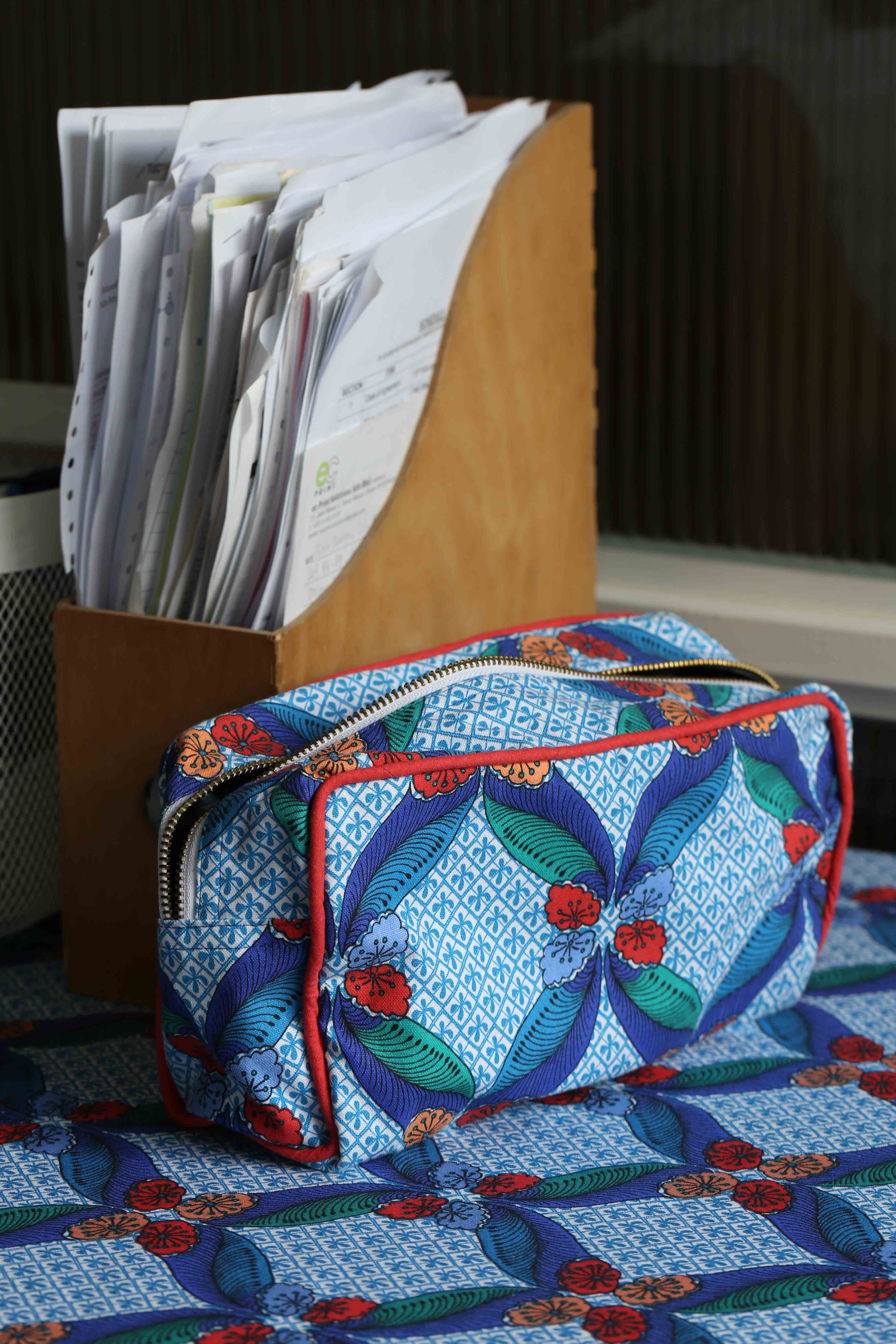 Toiletries Pouch - Seal The Deal Blue