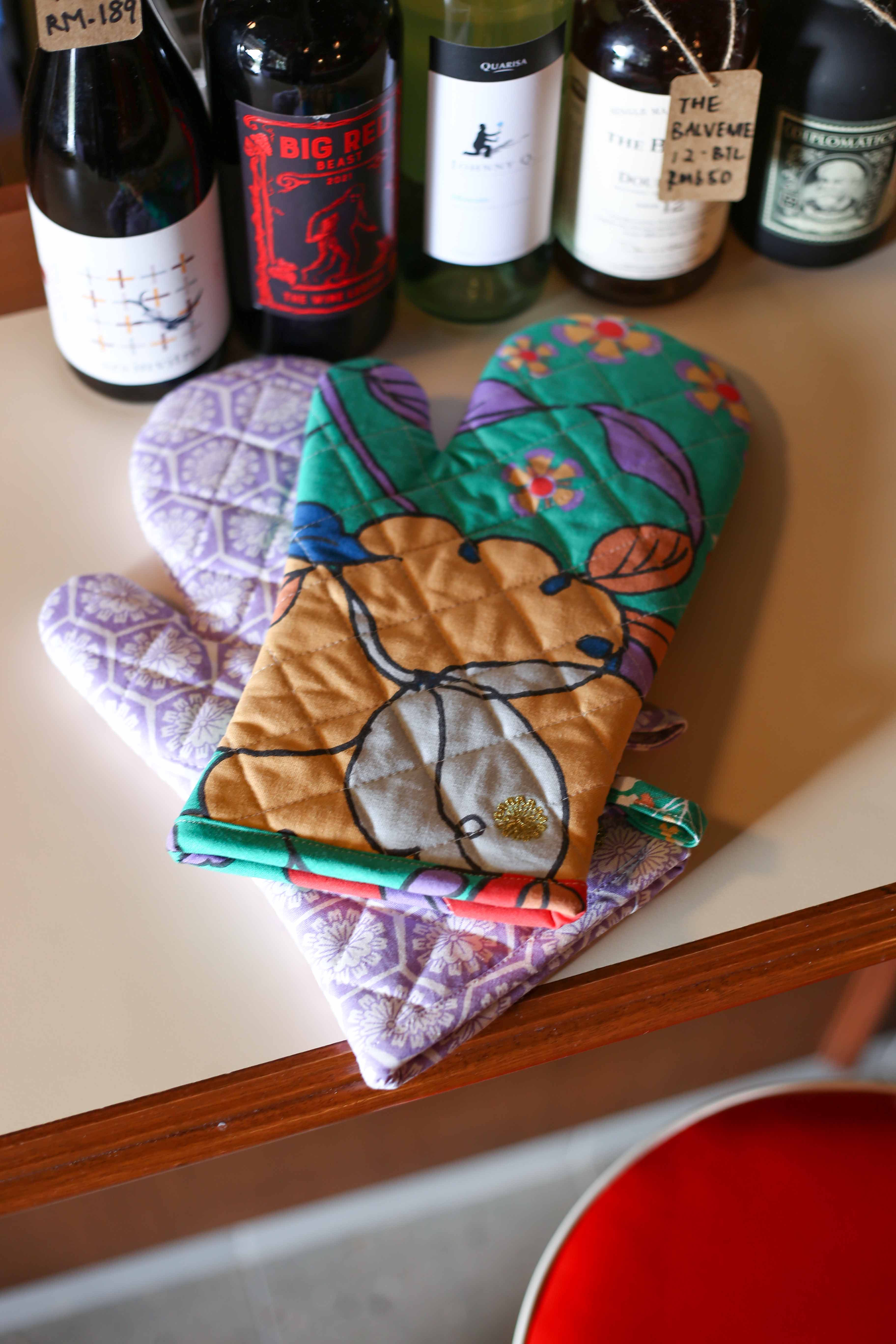 Glove - Bunga Raya Green