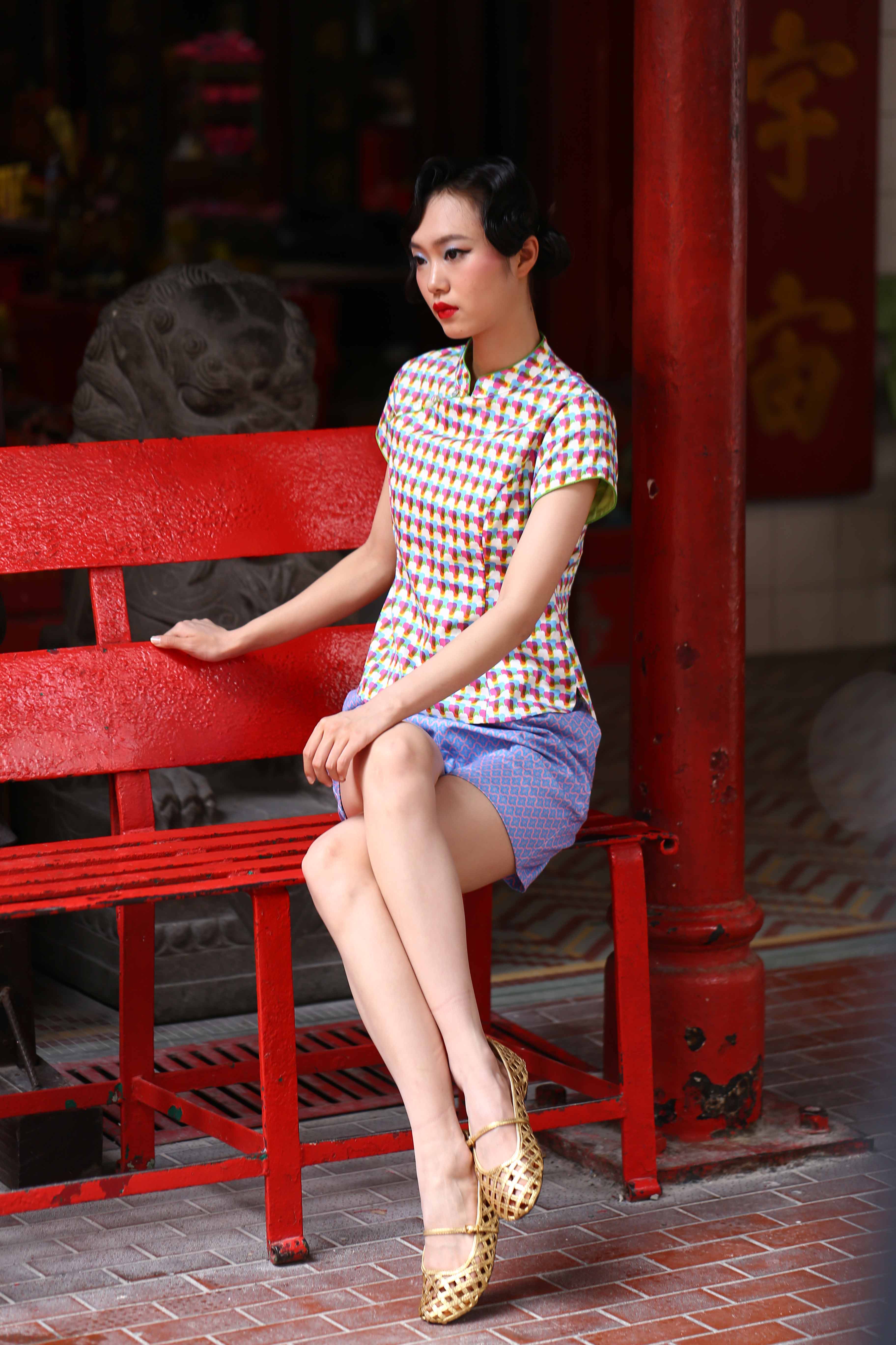 Chinese Top - Face & Grace Pink