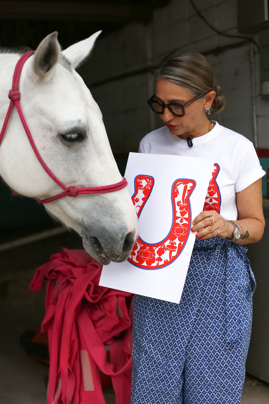 Horseshoe T-Shirt-Red