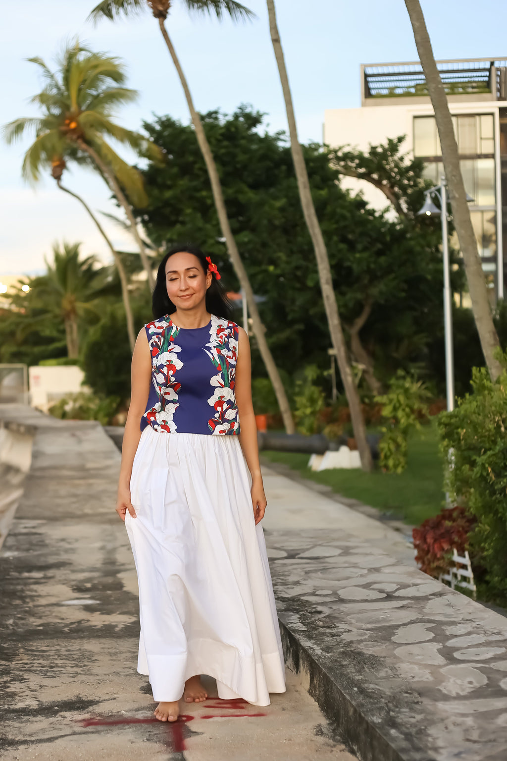 Maxi Skirt - White