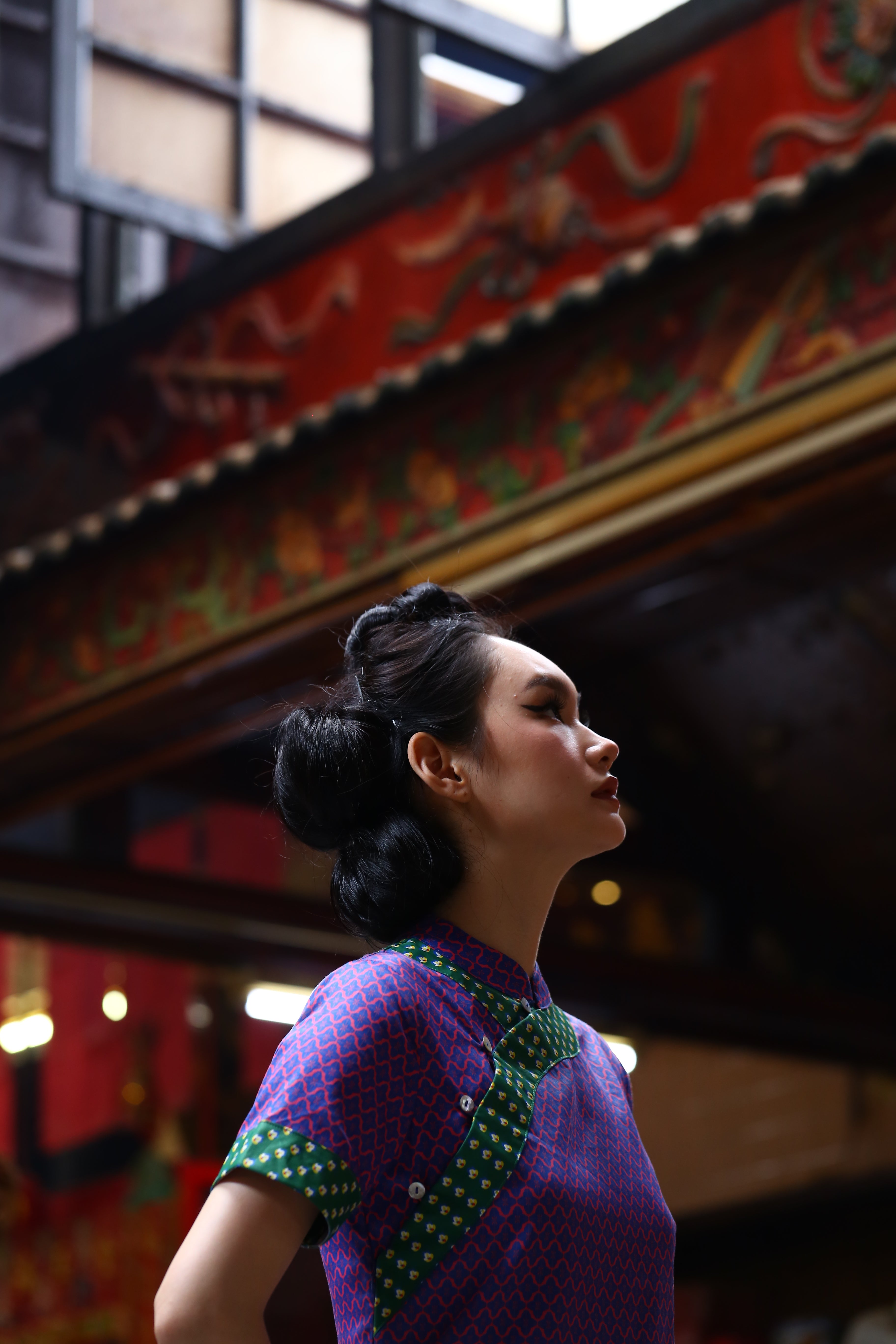 Long Cheongsam- Sharp In Style Pink