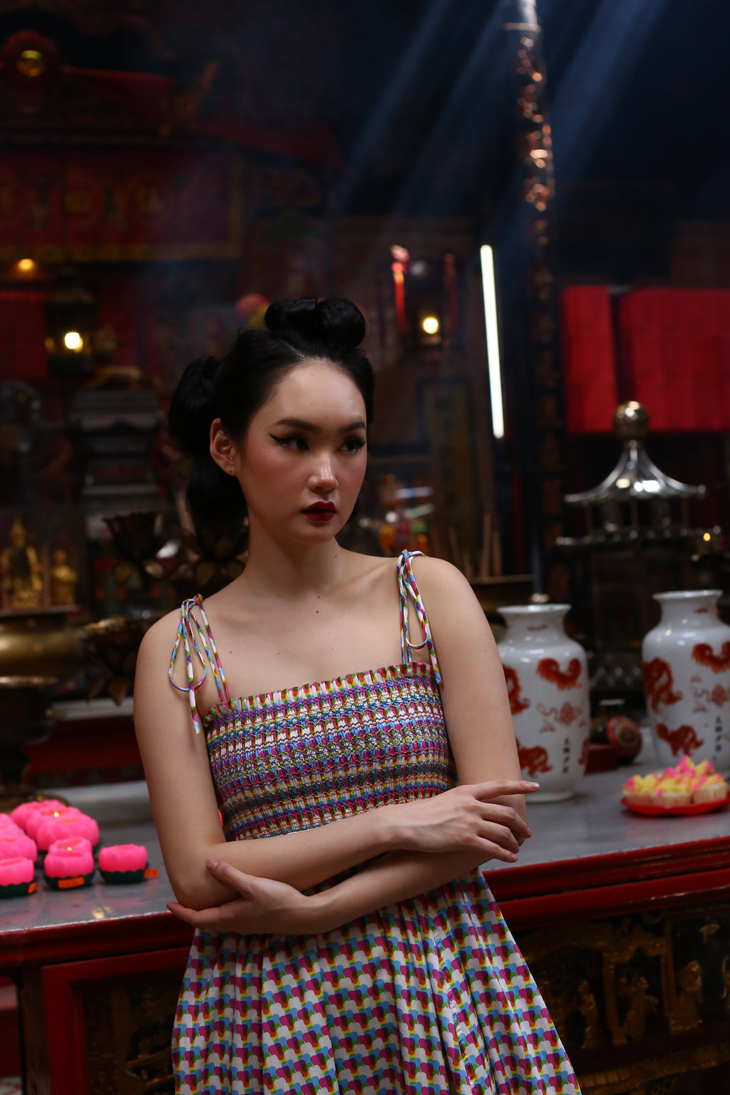 Smock Dress - Face & Grace Pink