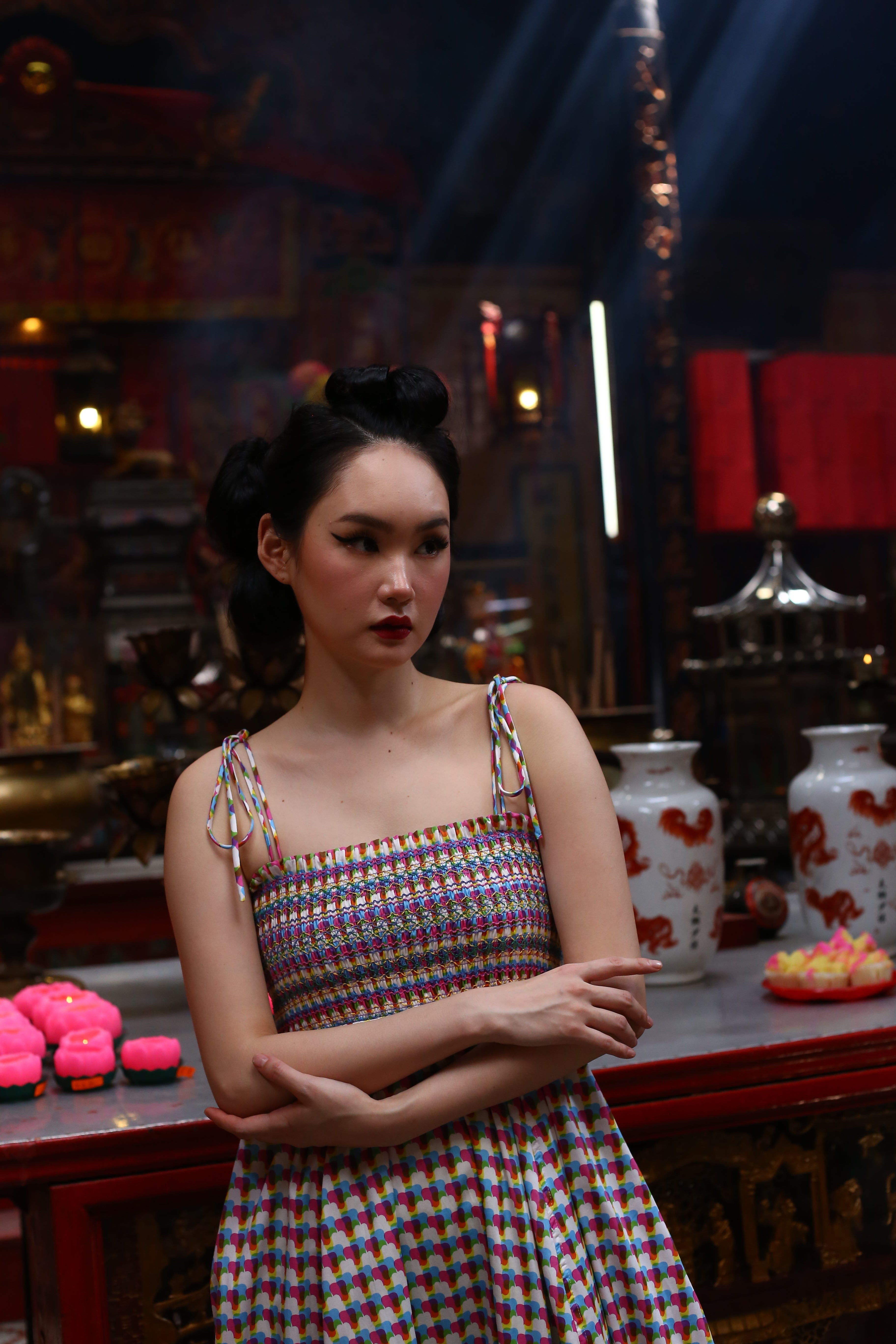 Smock Dress - Face & Grace Pink