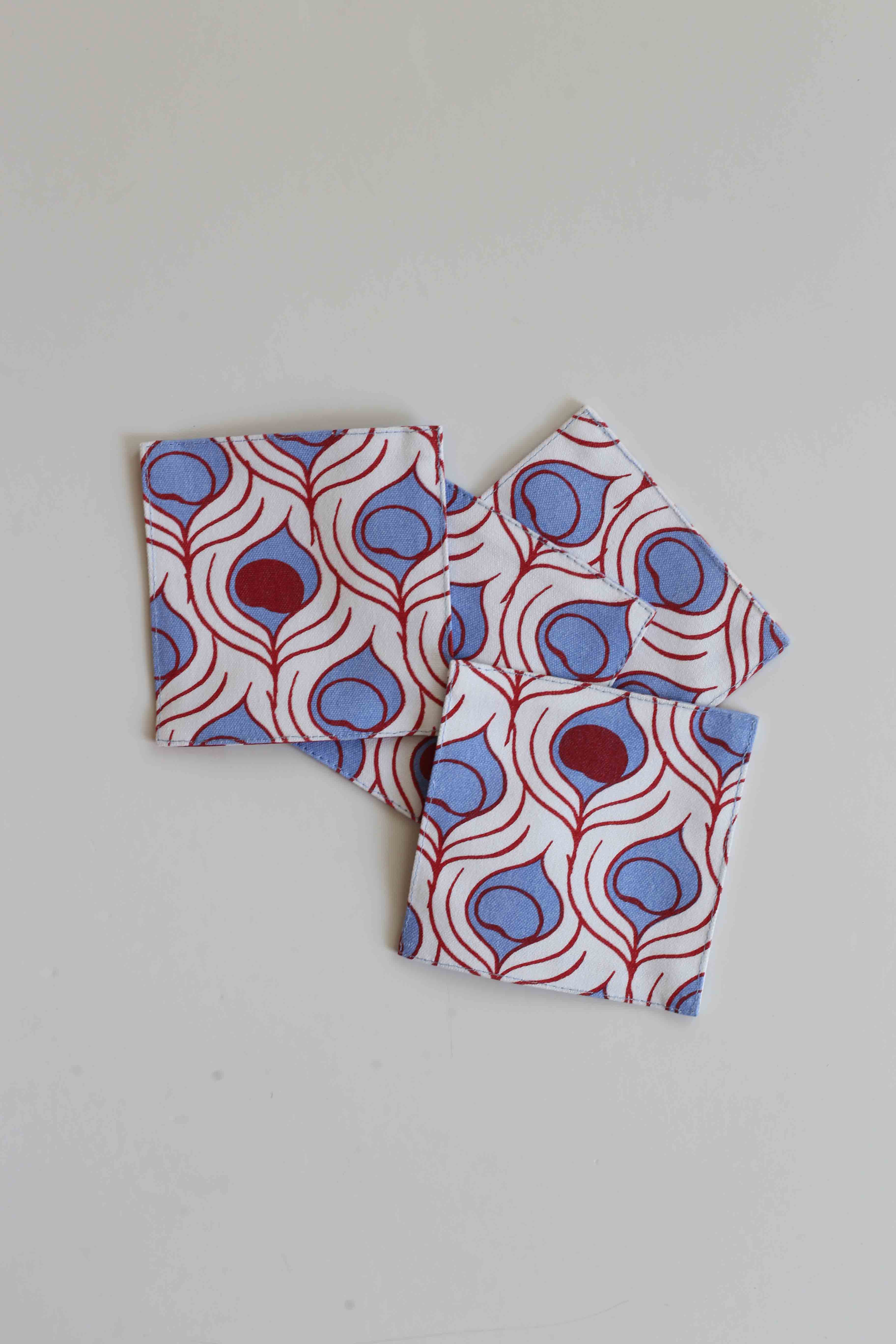 Coaster - Switch Kipas & Peacock Pride (set of 4)