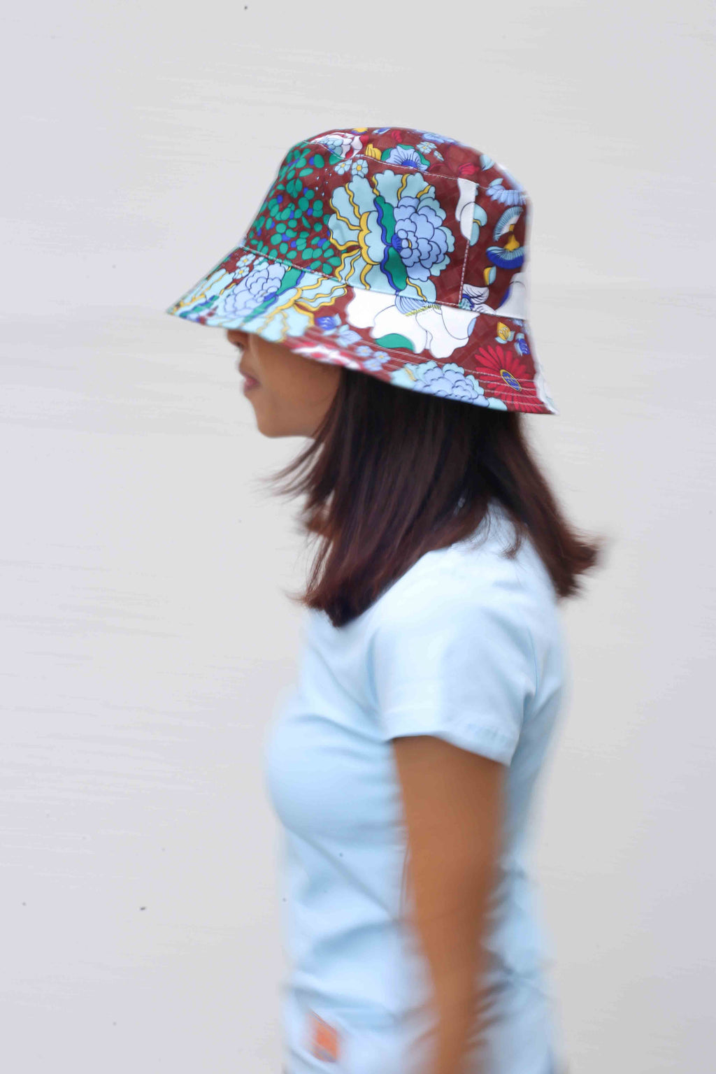 Bucket Hat  - Mandi Bunga Chocolate