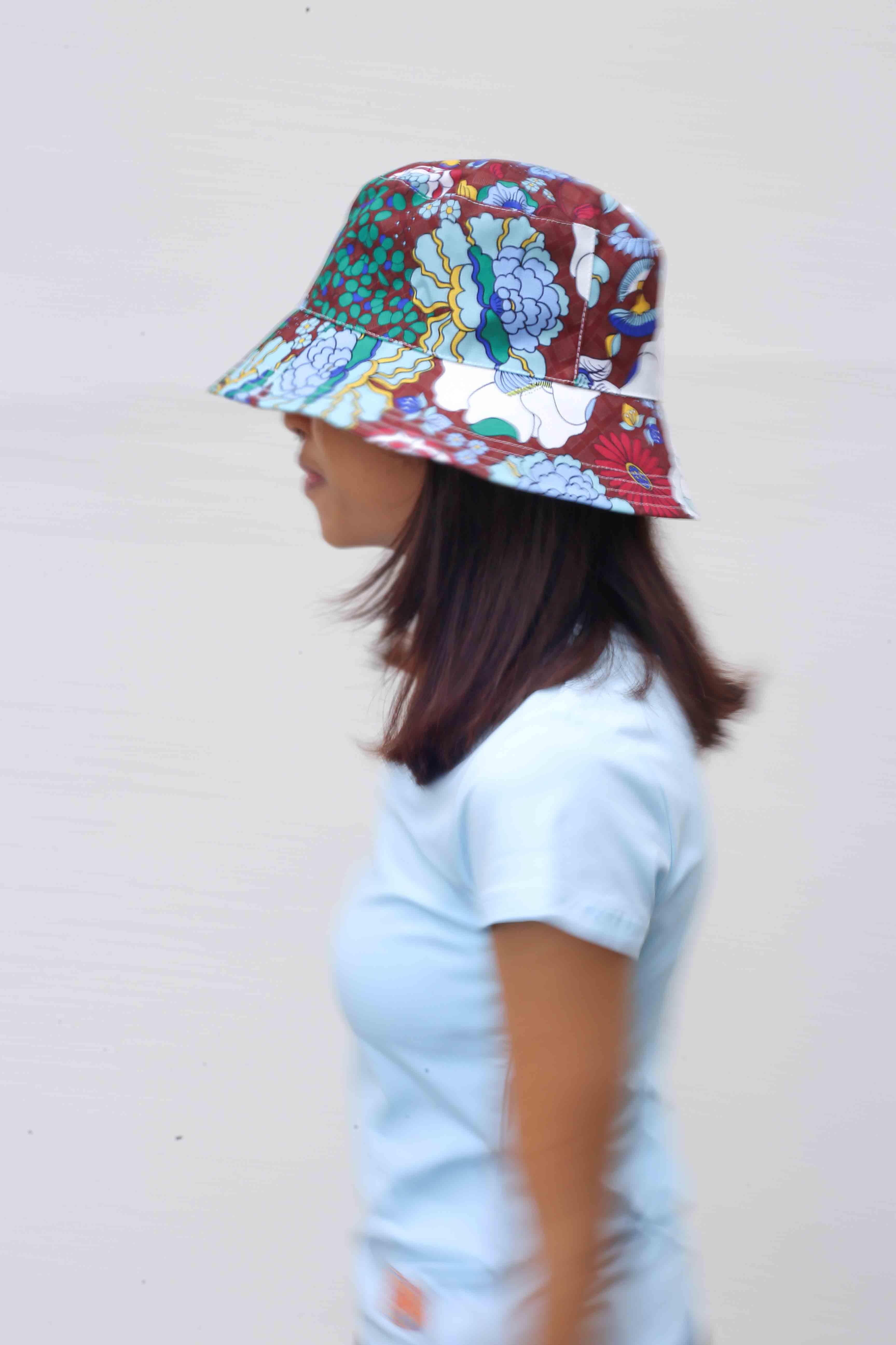 Bucket Hat  - Mandi Bunga Chocolate