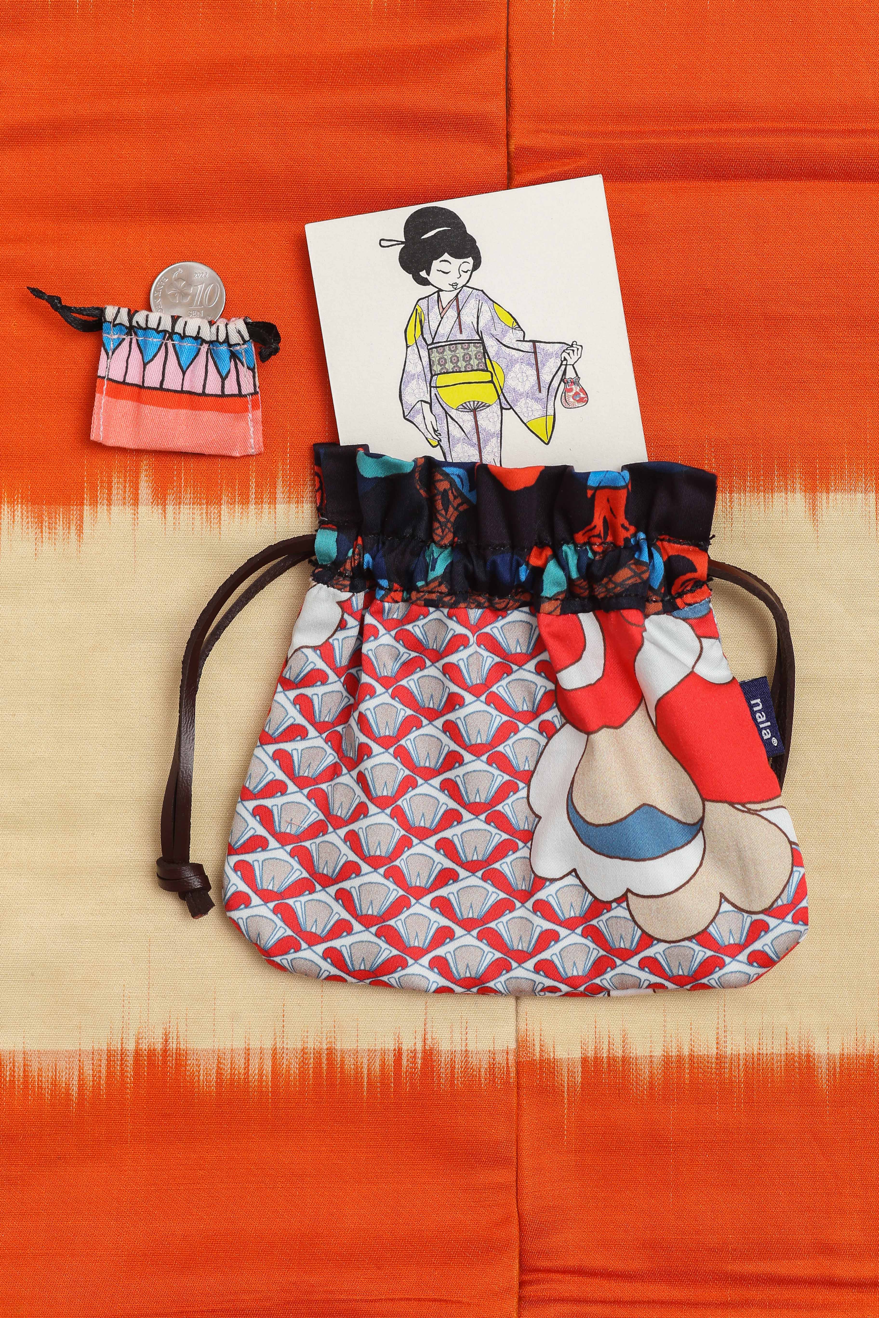 Kinchaku Pouch - Georgia Red