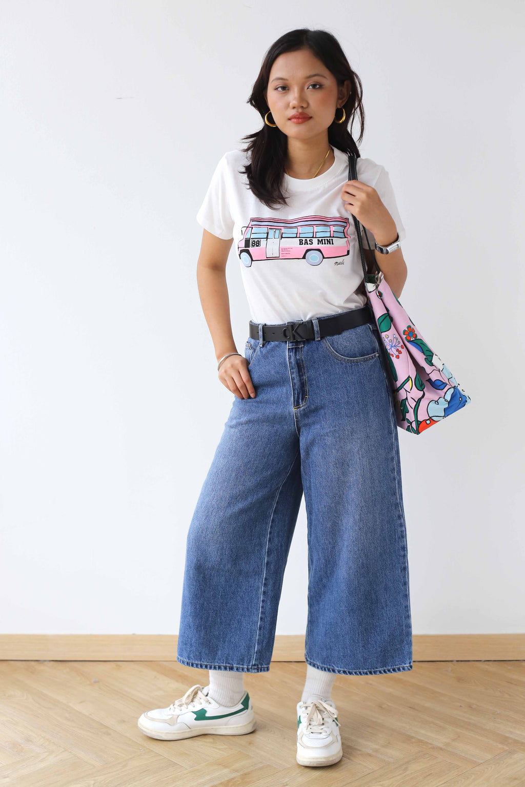 T-shirt Mini Bas White