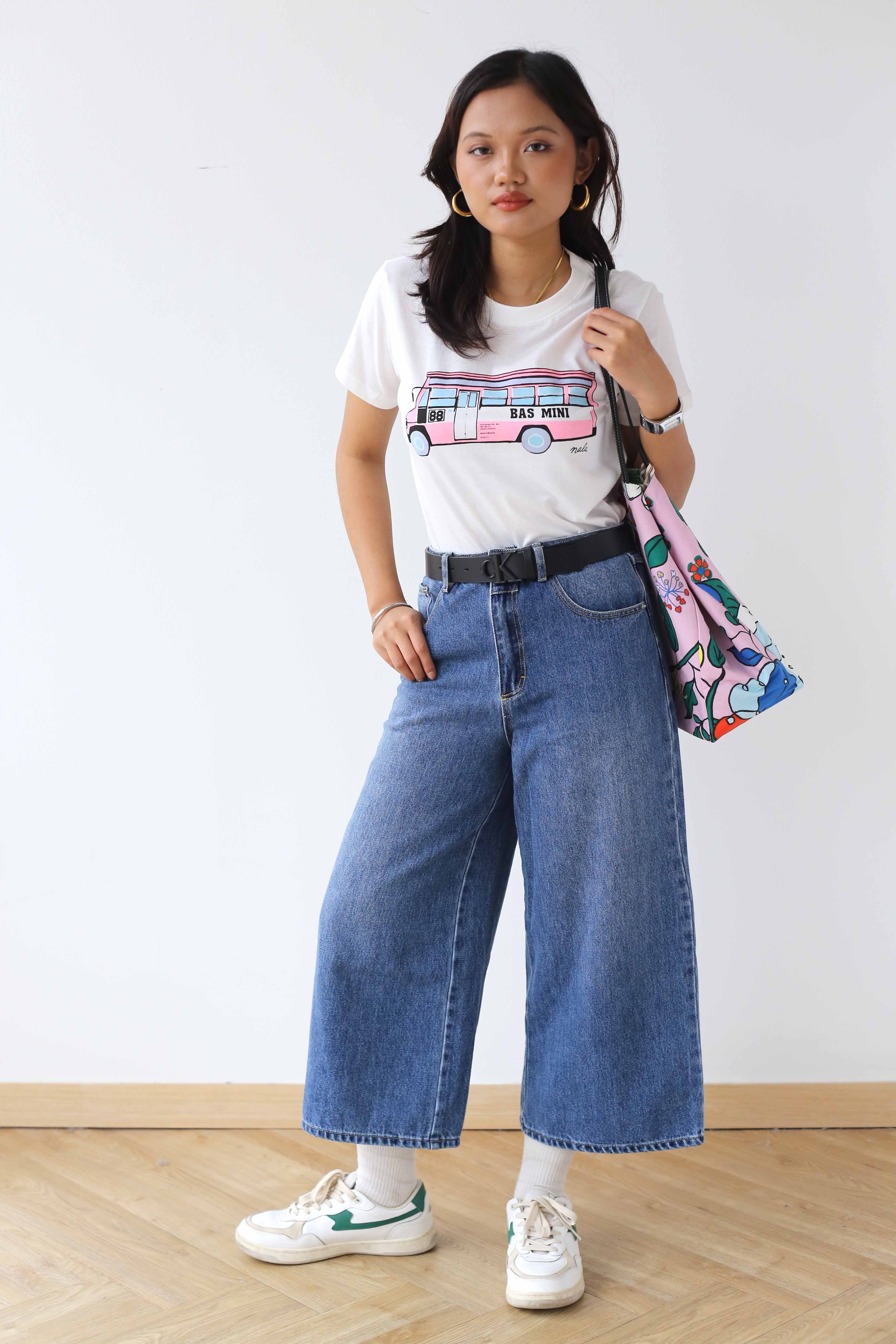 T-shirt Mini Bas White