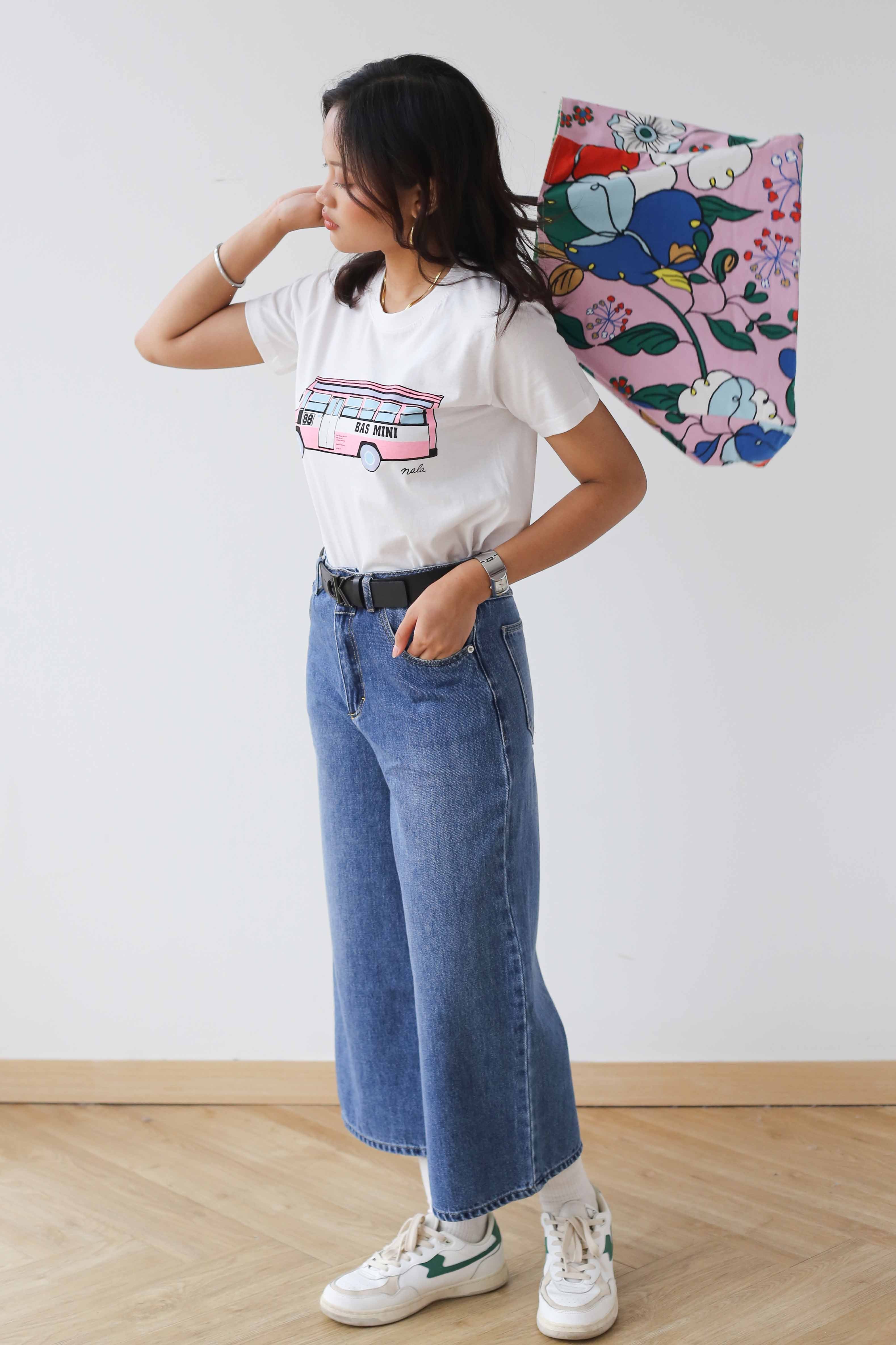 T-shirt Mini Bas White
