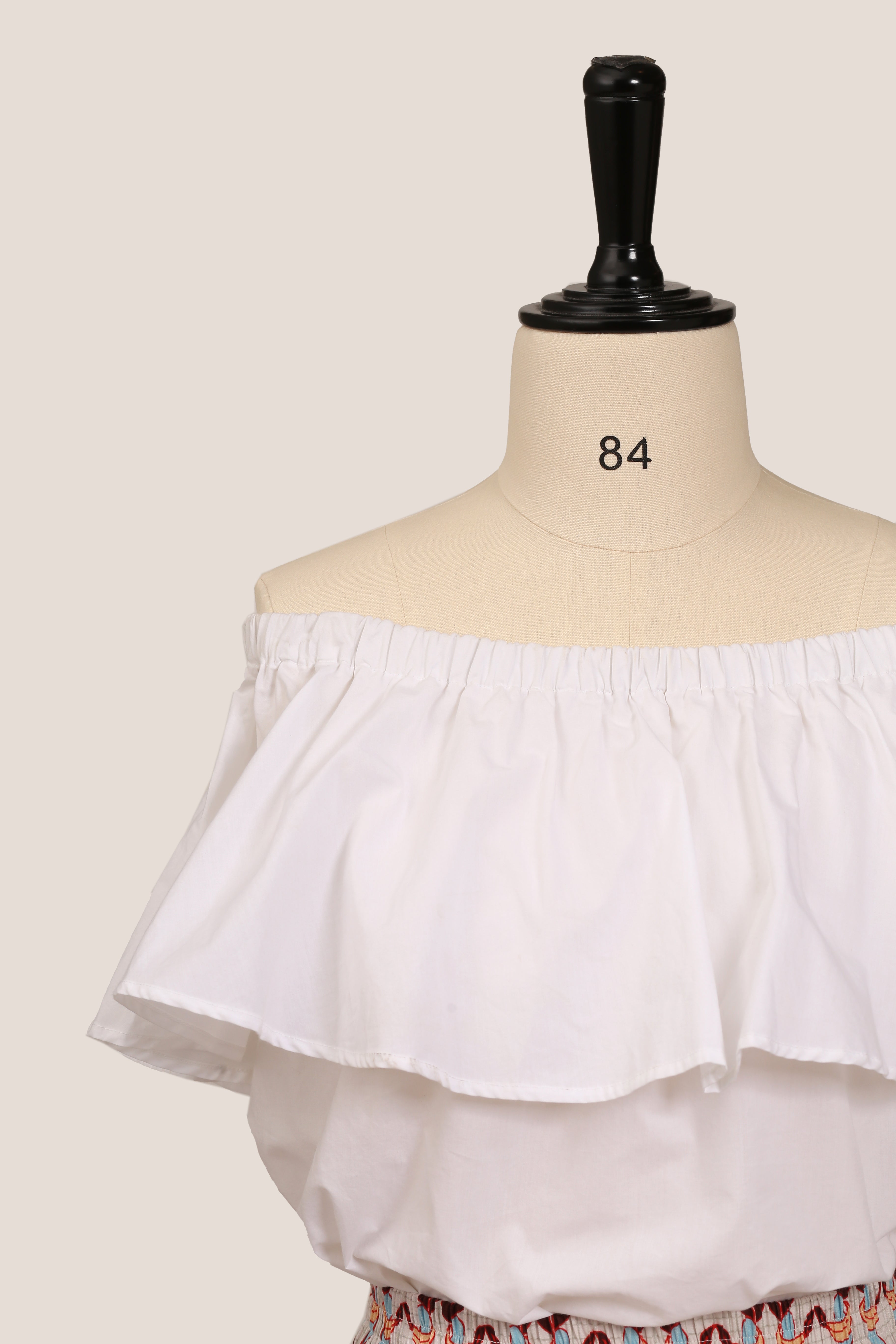 Half Moon Top - White