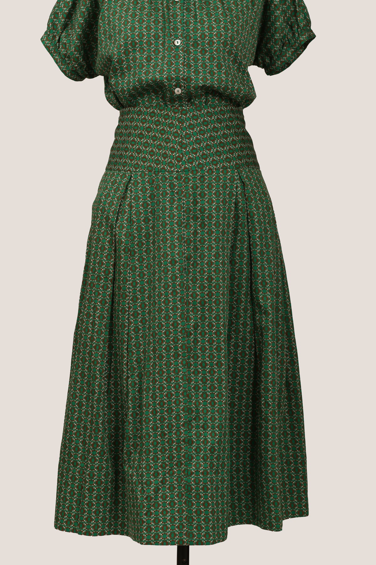Midi Skirt - Orchid Green