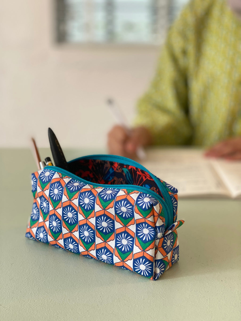 Evergreen Pouch - Willow Wishes Blue