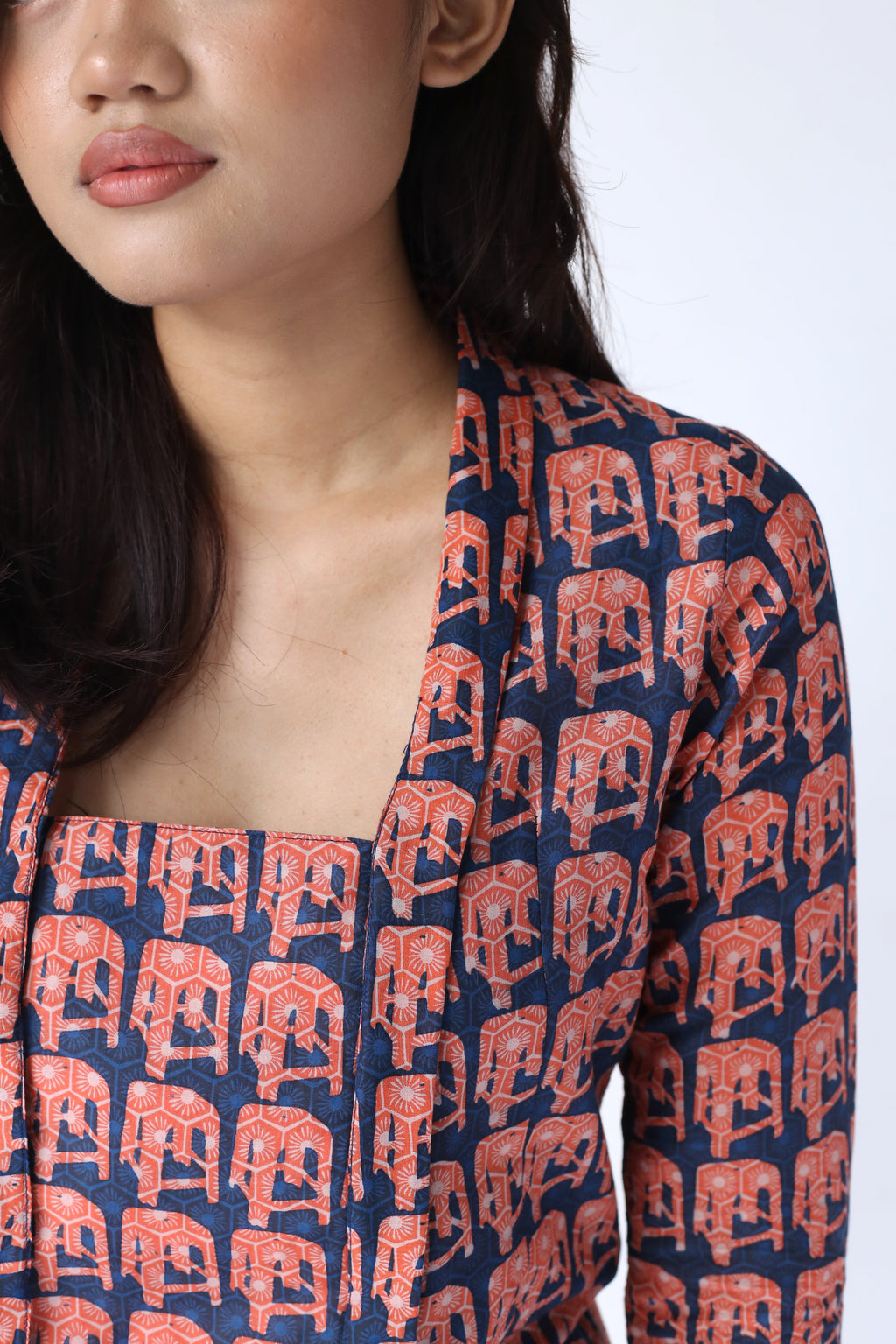 Baju Kedah Willow Wishes Dandellion Blue