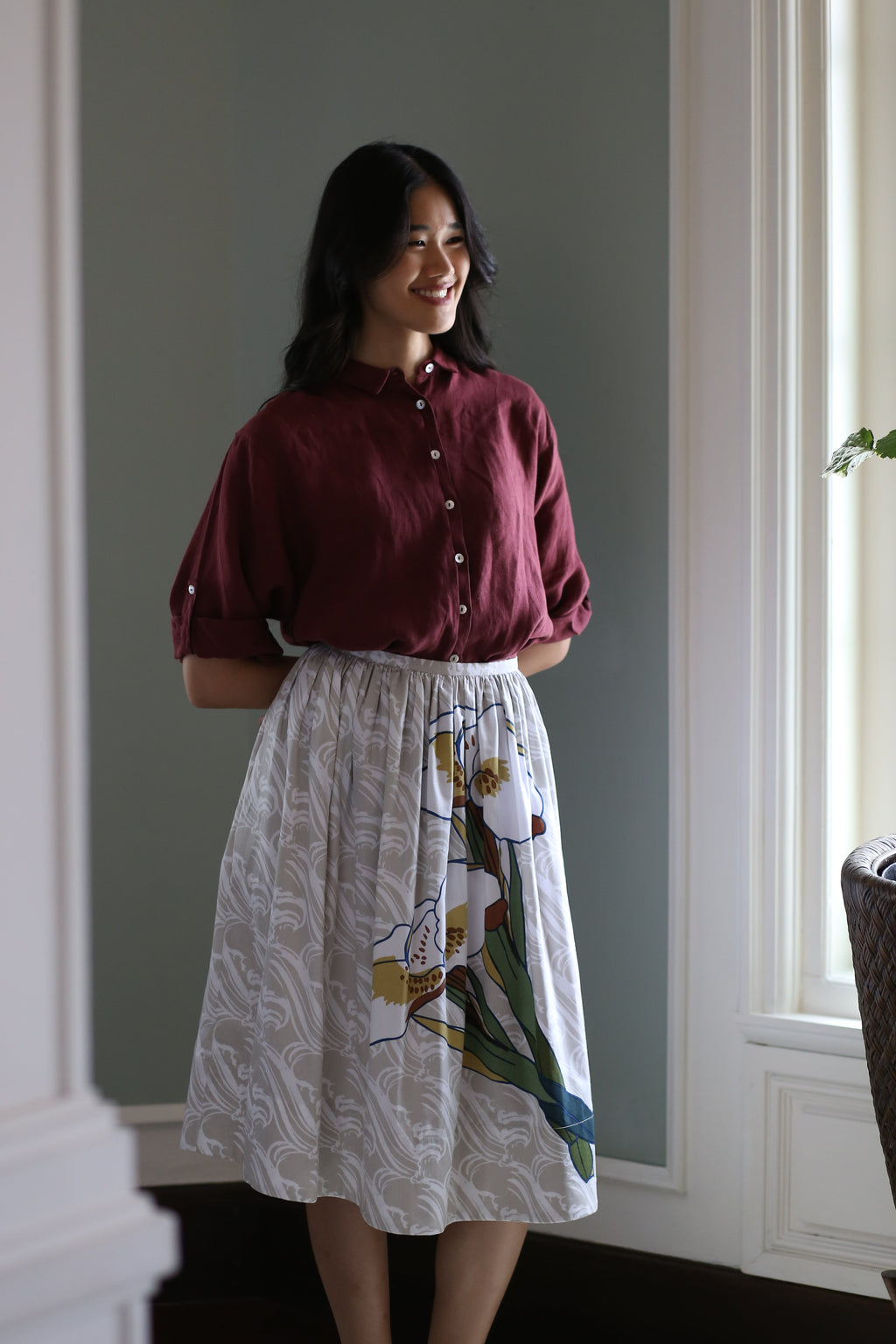 Long Sleeve Shirt - Burgundy