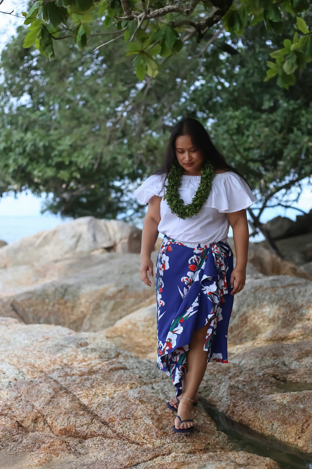 Frilly Wrap Skirt - Hooponopono
