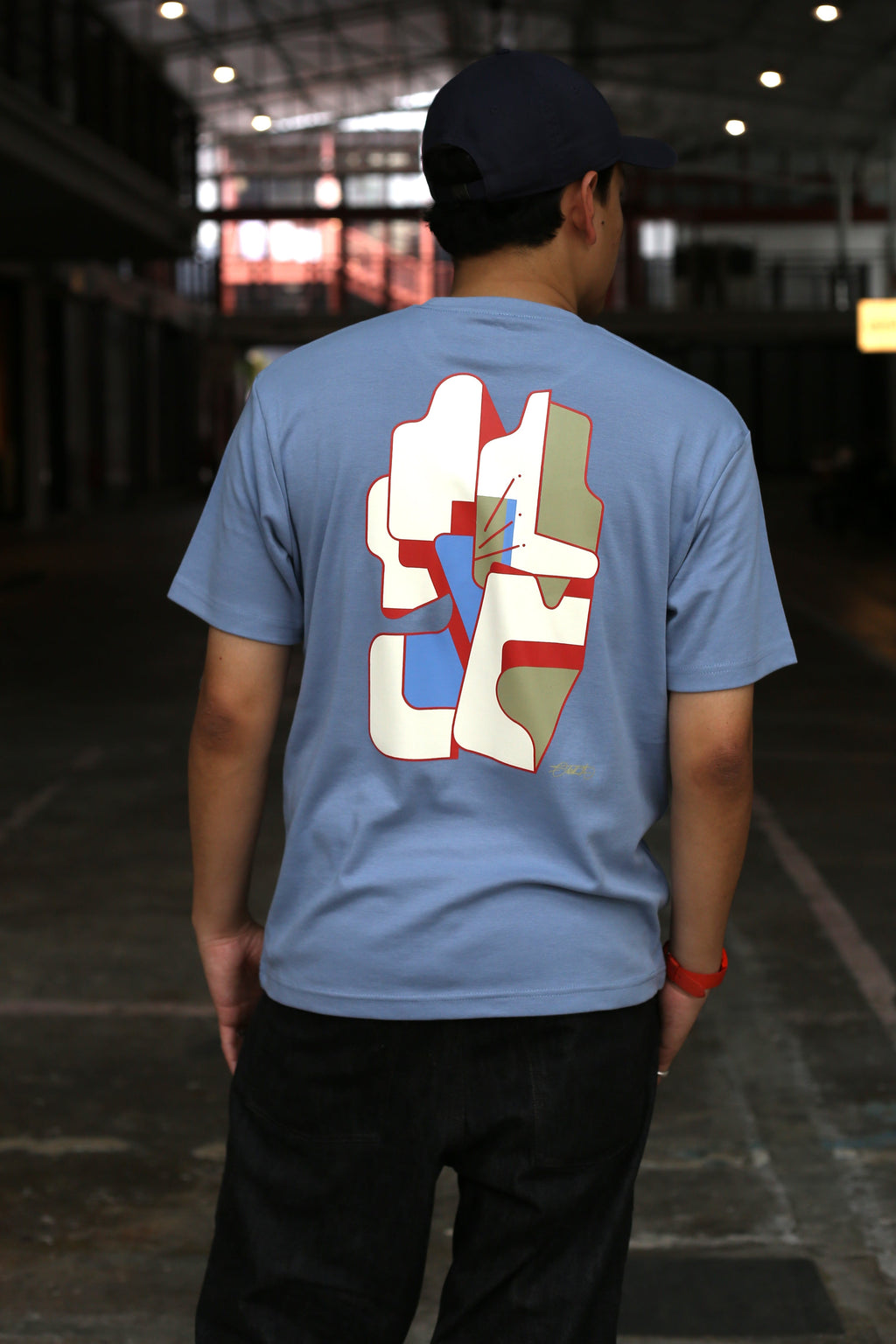 T-Shirt Heaven Lotus - Blue