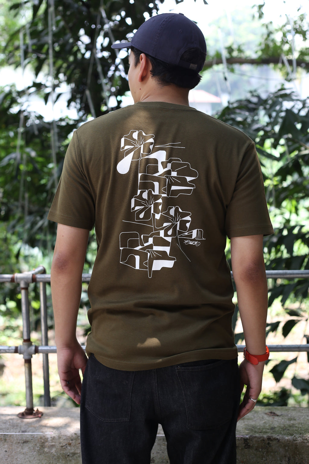 T-Shirt Heaven Lotus - Green