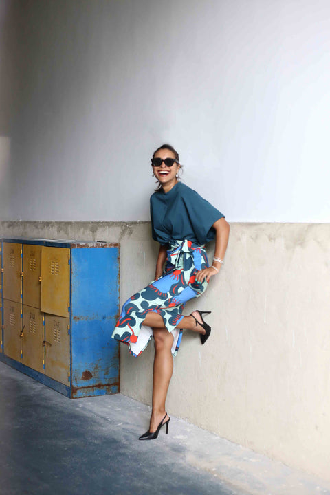 T-Shirt Dress - Breadfruit Forest Green