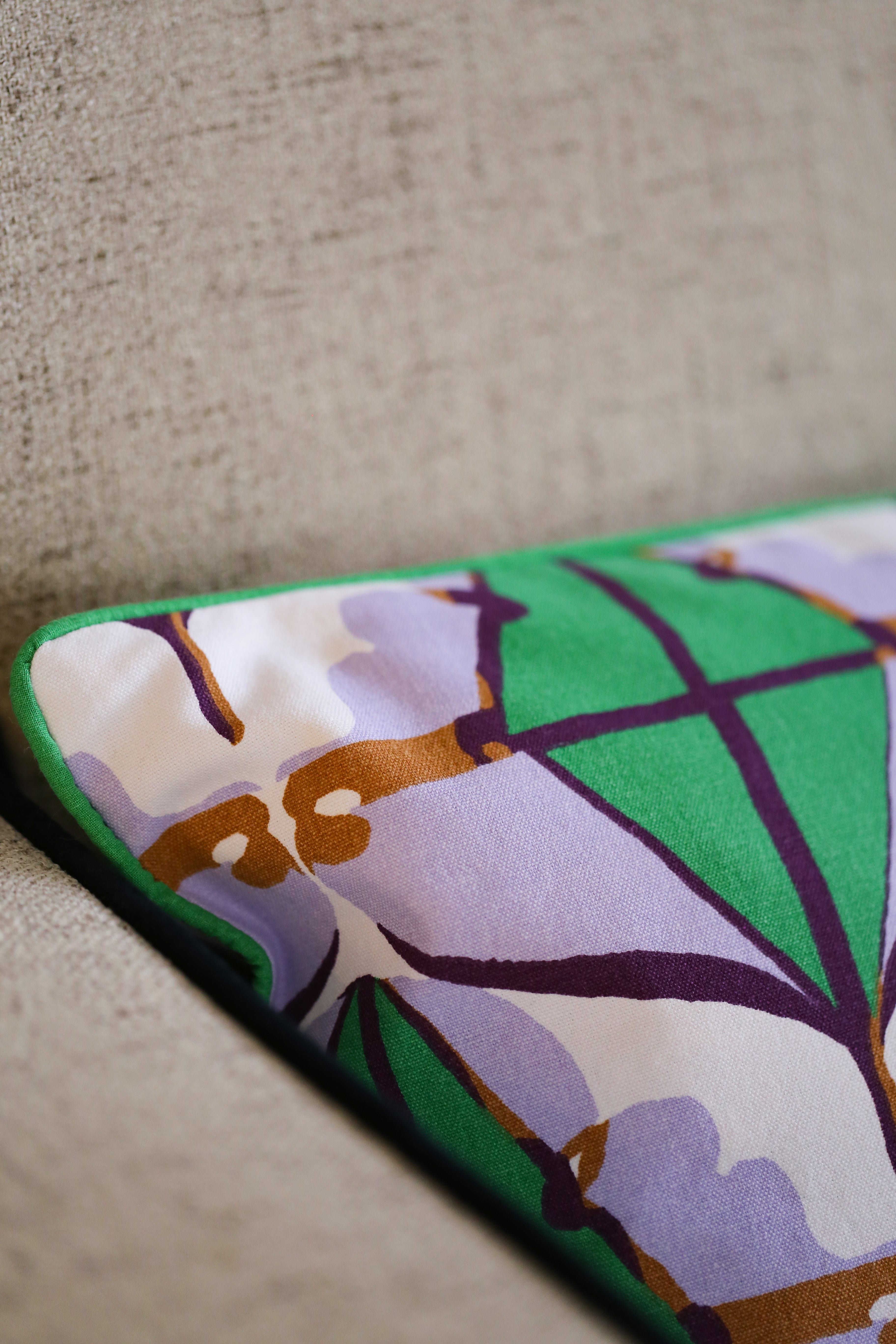 Square Cushion - Diamond Lilac