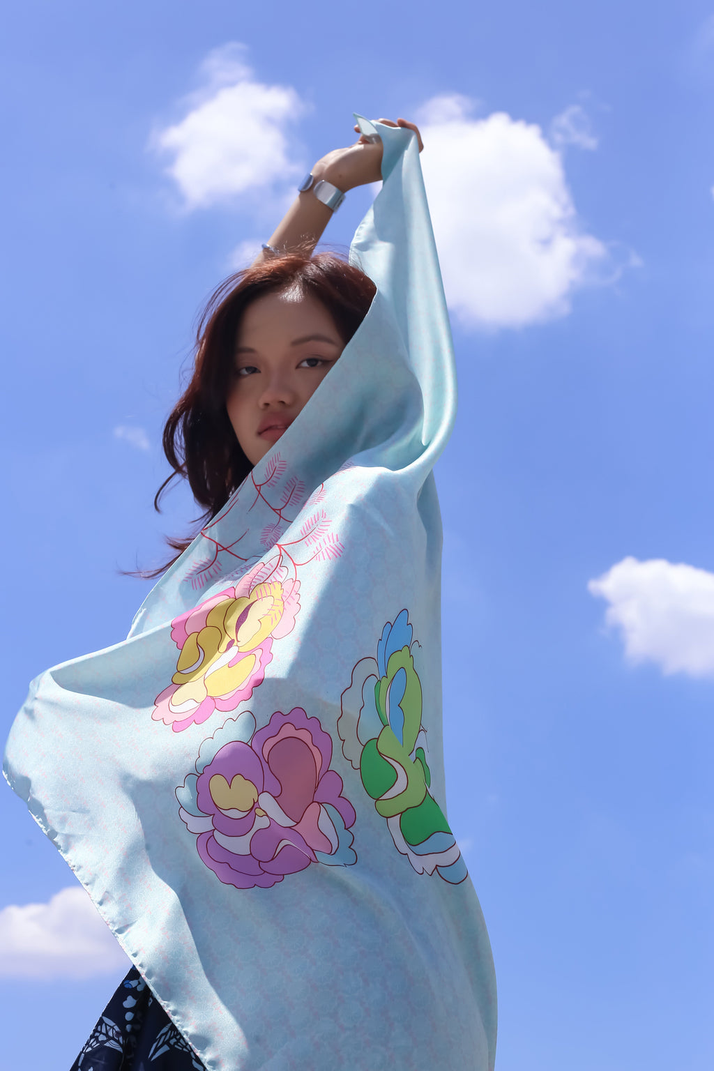 Scarf Georgia Dandelion