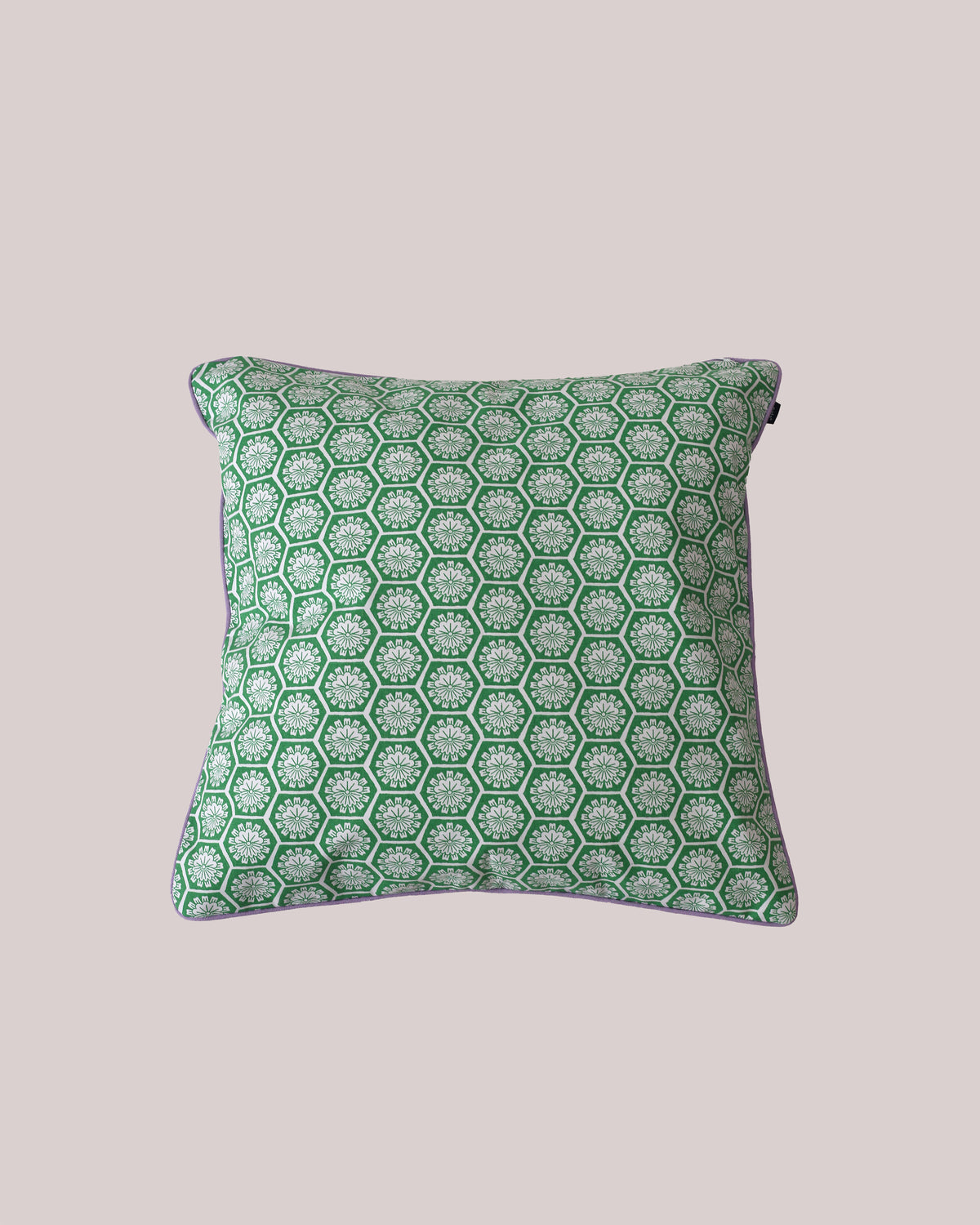 Cushion cover heaven lotus blue abstract - Nala x JEF