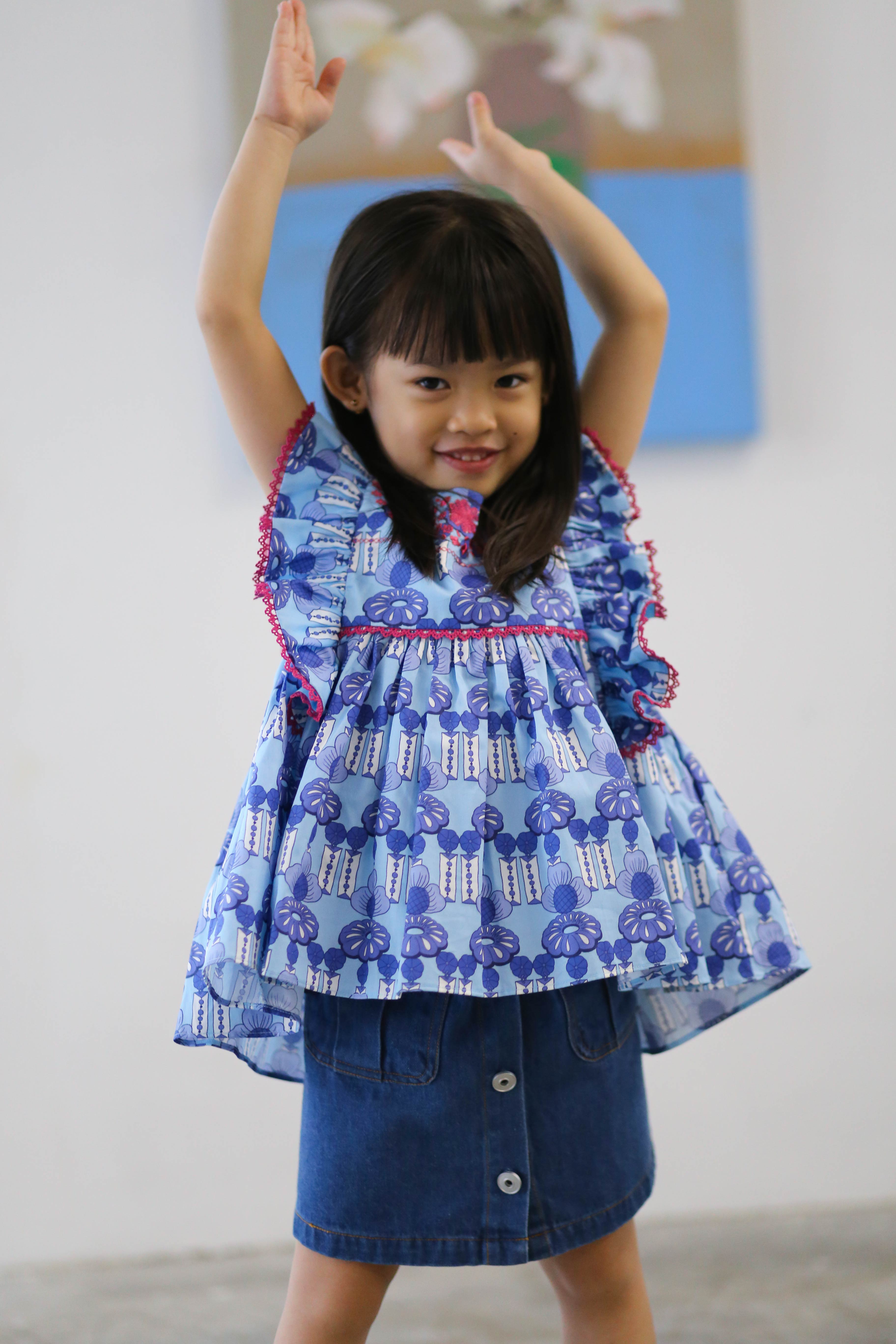 Girls Jeans Skirt - Blue Denim