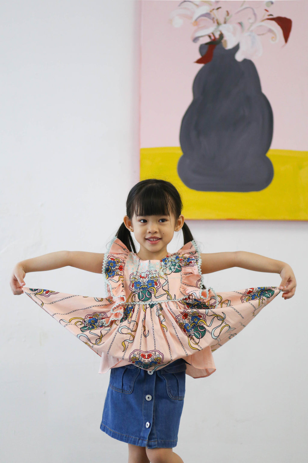 Girls Jeans Skirt - Blue Denim