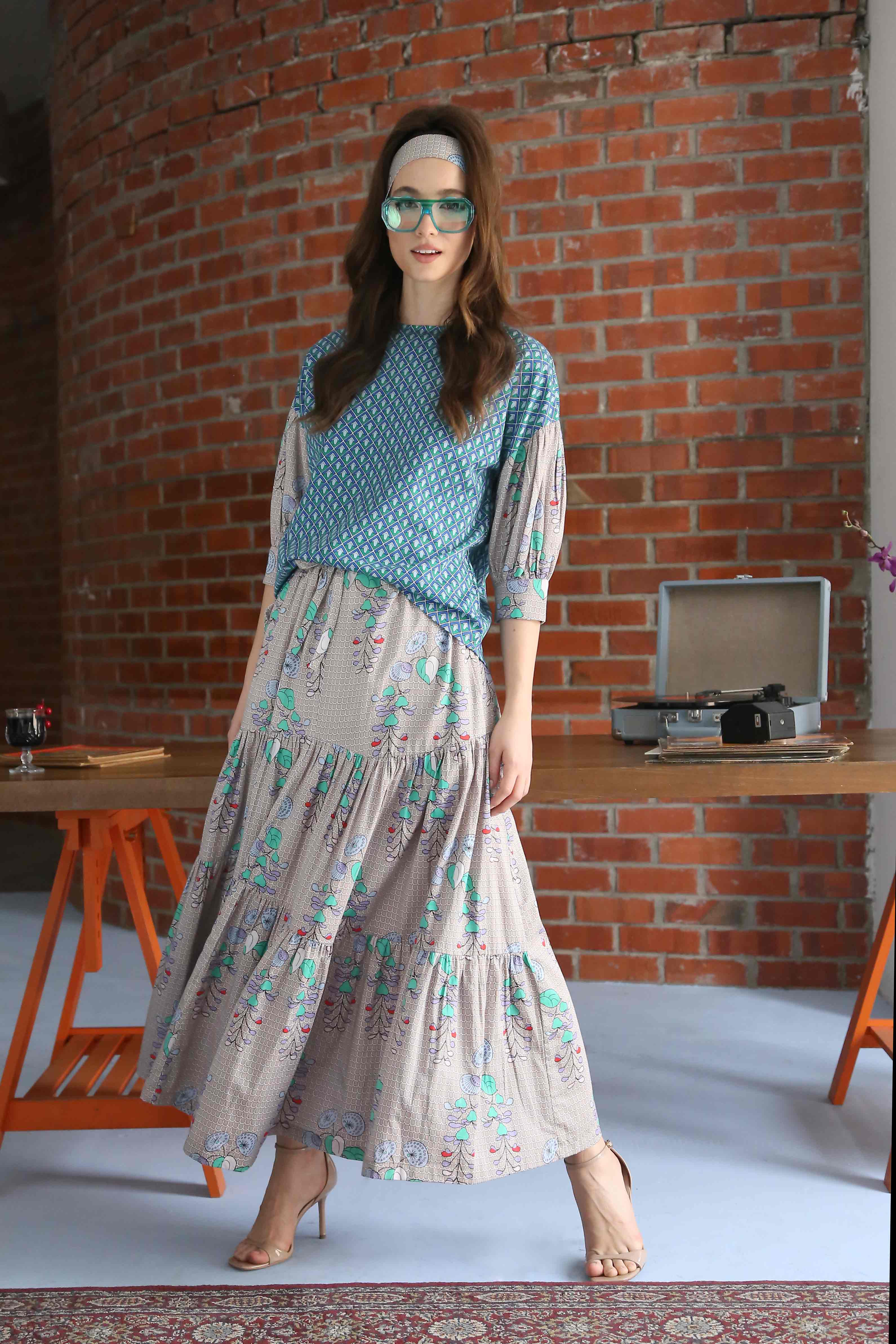 Baseball Top - Love Lattice IIi Grass