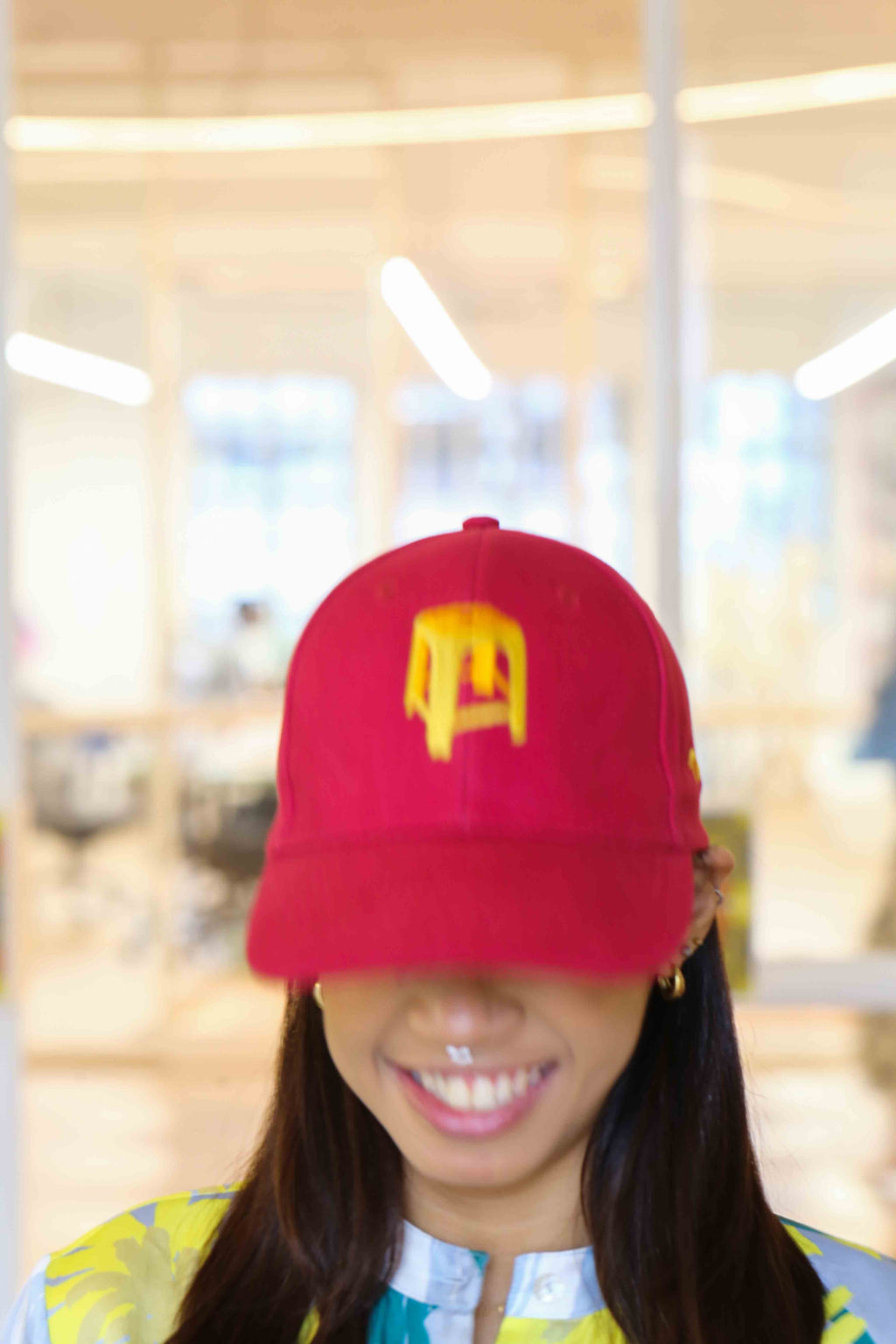 Sila Duduk Cap - Red