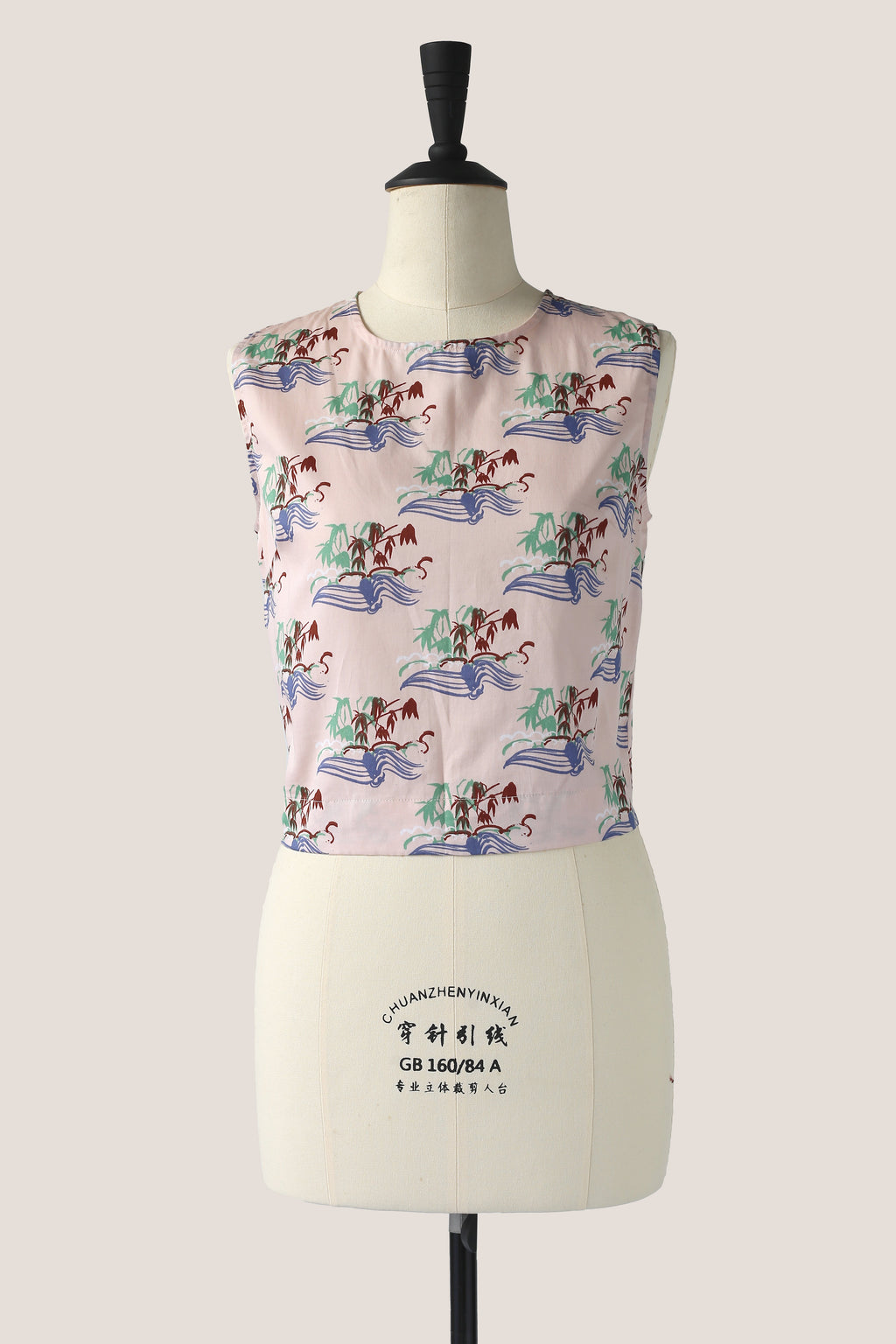 Crop Top - Bamboo Sticks