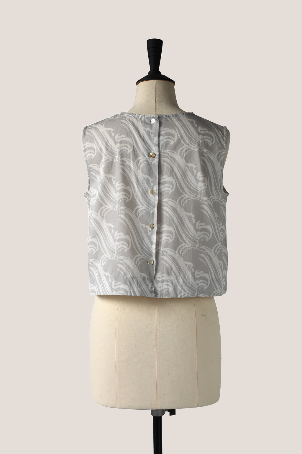 Crop Top - Waterfall Grey