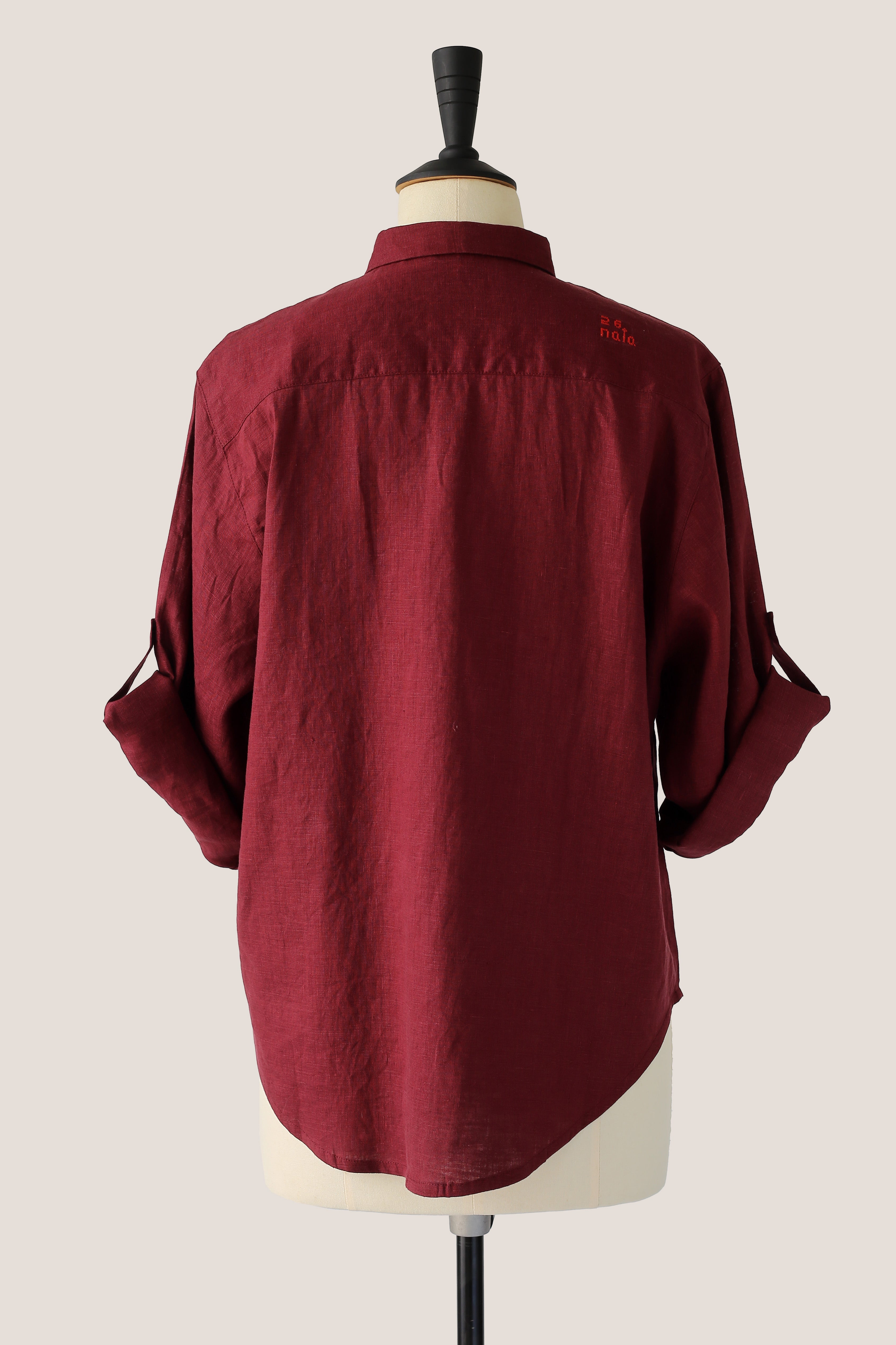 Long Sleeve Shirt - Burgundy